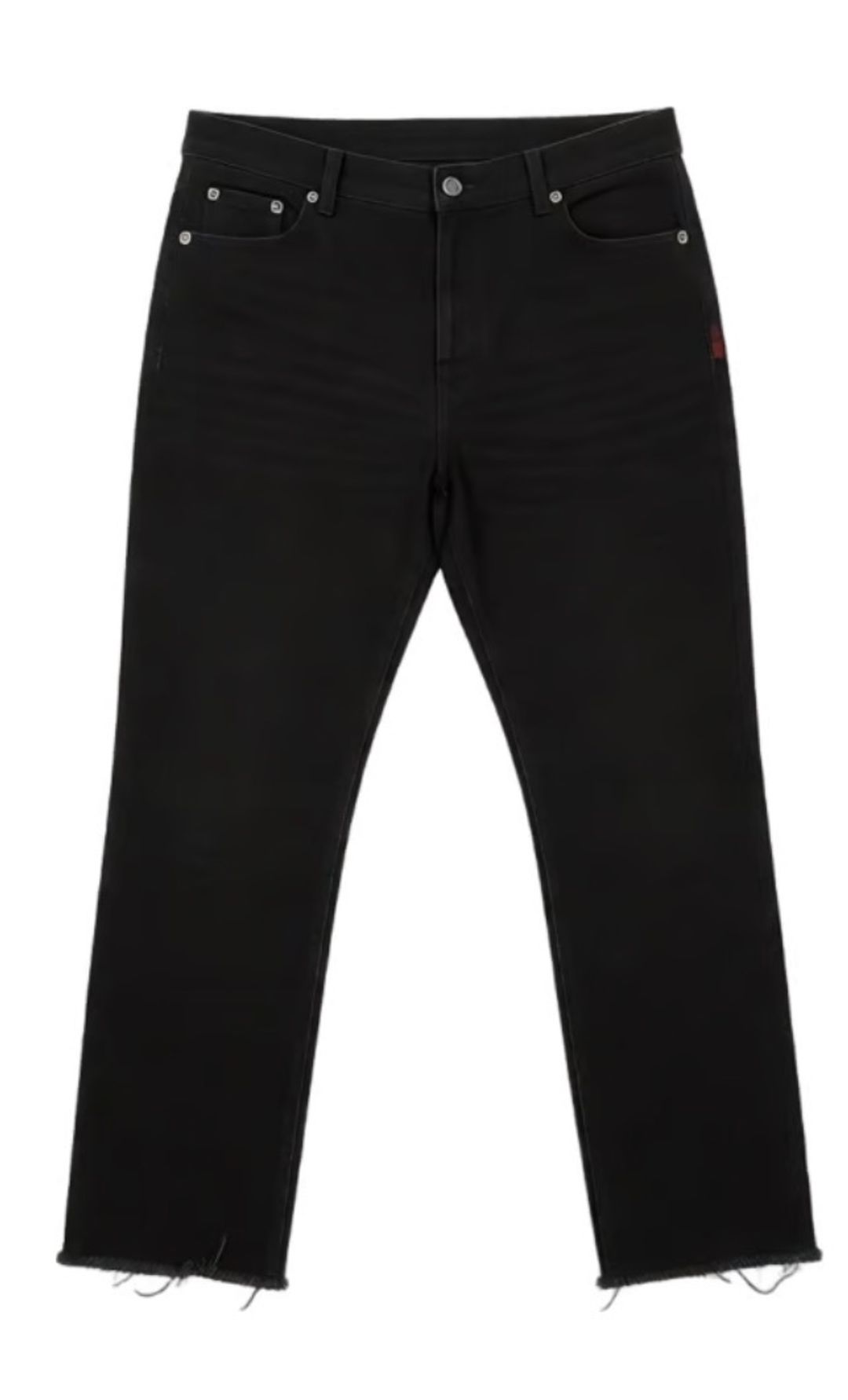 Straight leg black jeans