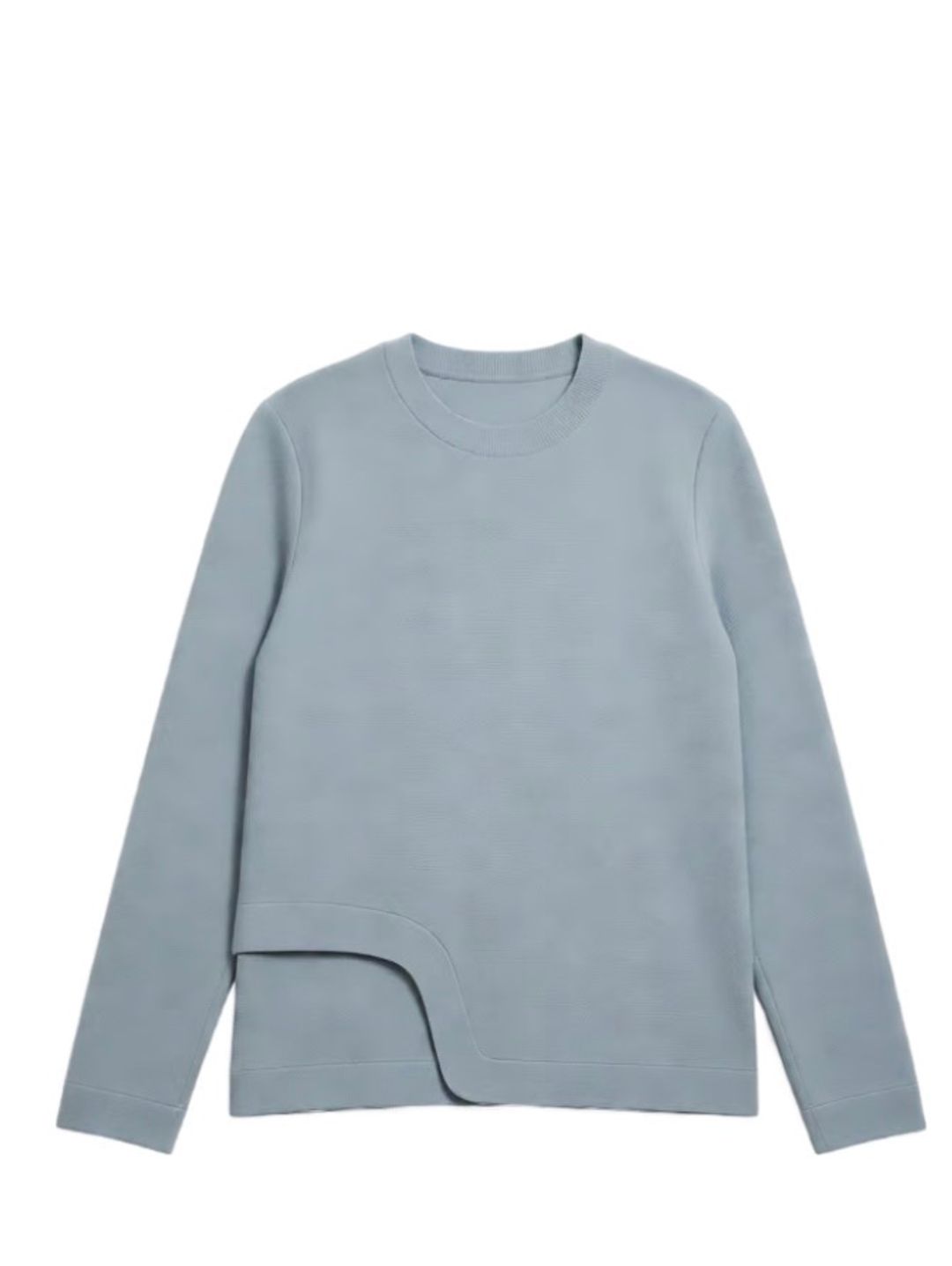 Melee Crepe Long Sleeve Cropped Top