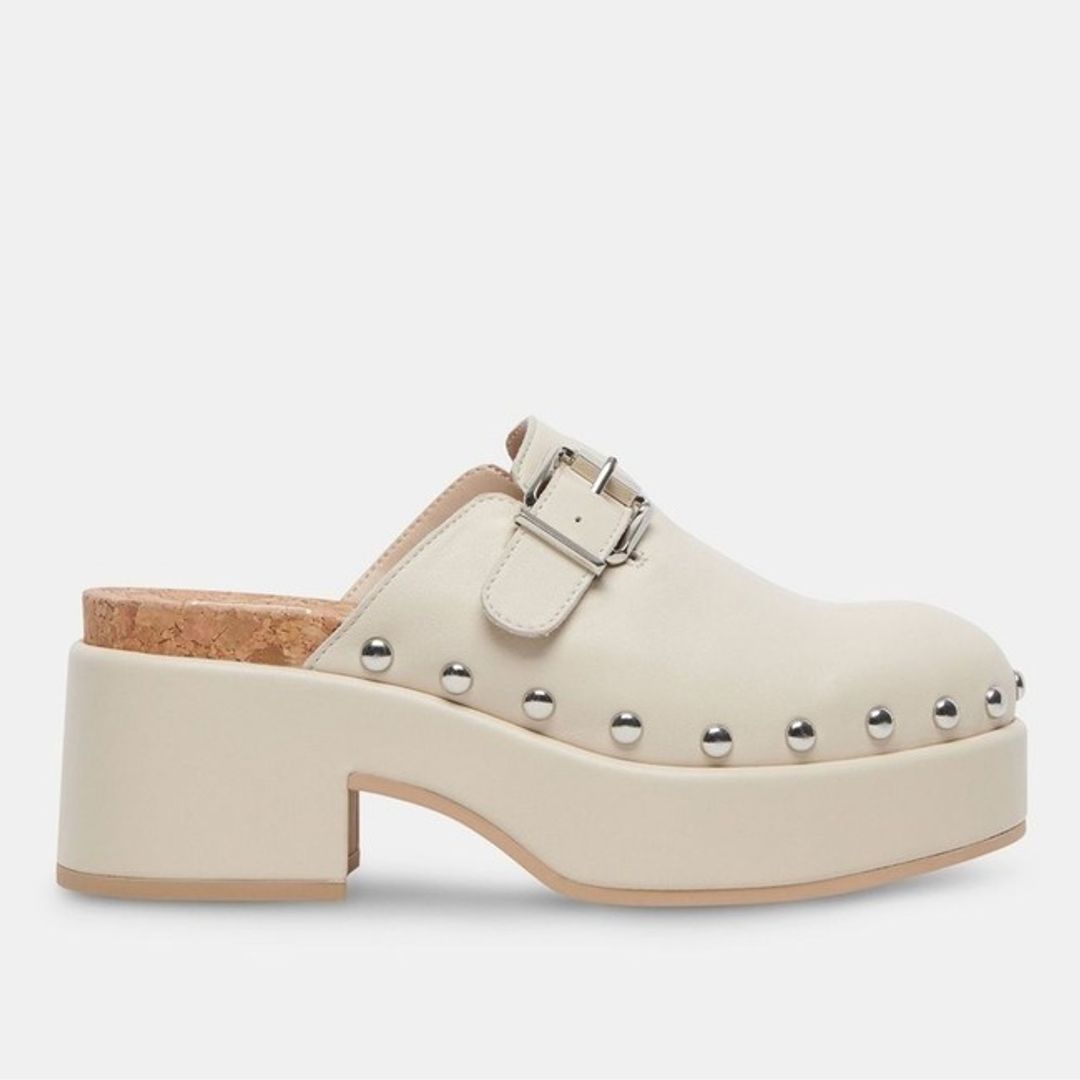 Dolce Vita Women's Yevan Buckled Studded Platform Clog