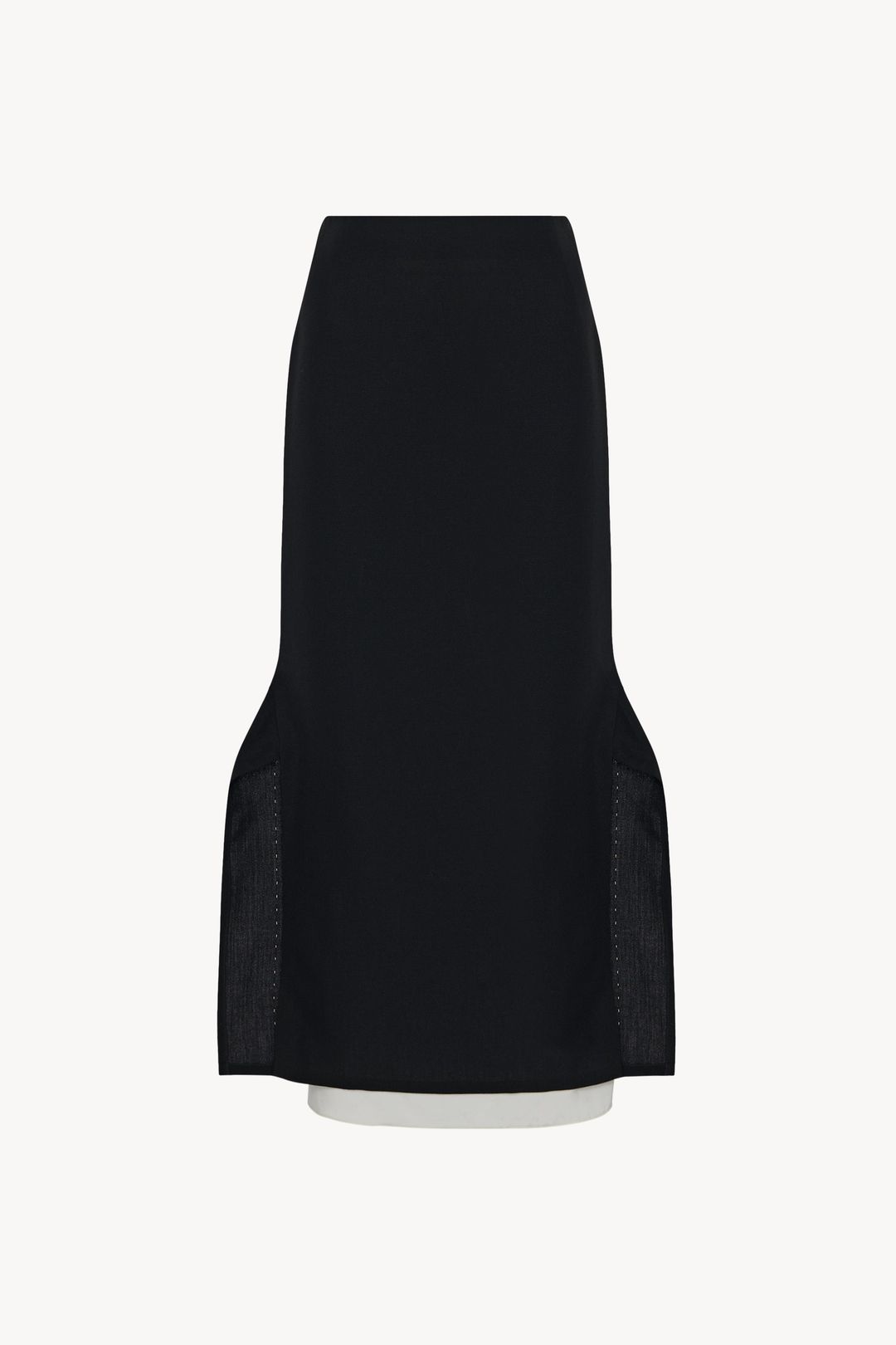 Patillon Skirt in Virgin Wool and Mohair