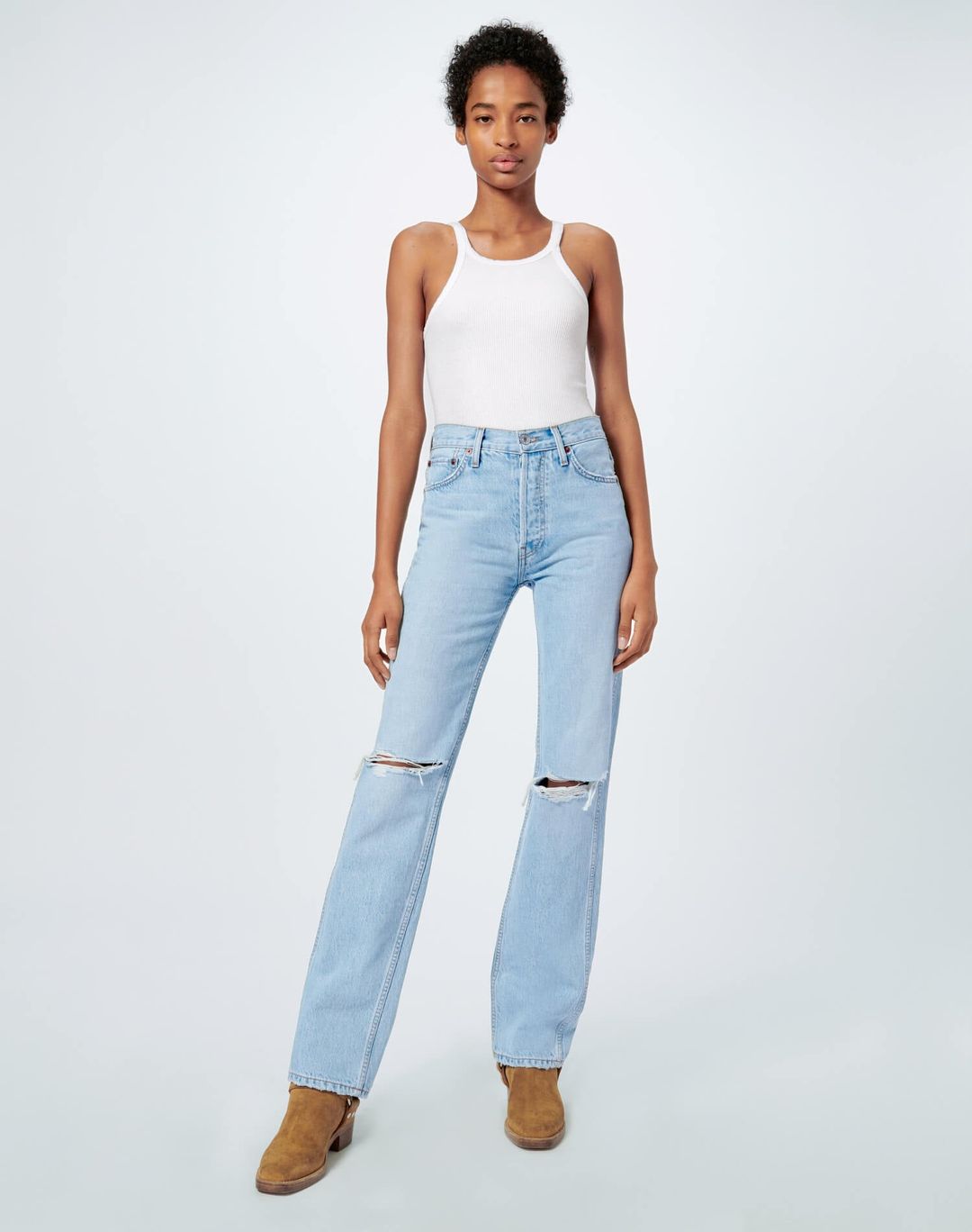 High Rise Loose - Bleach Destroy #2