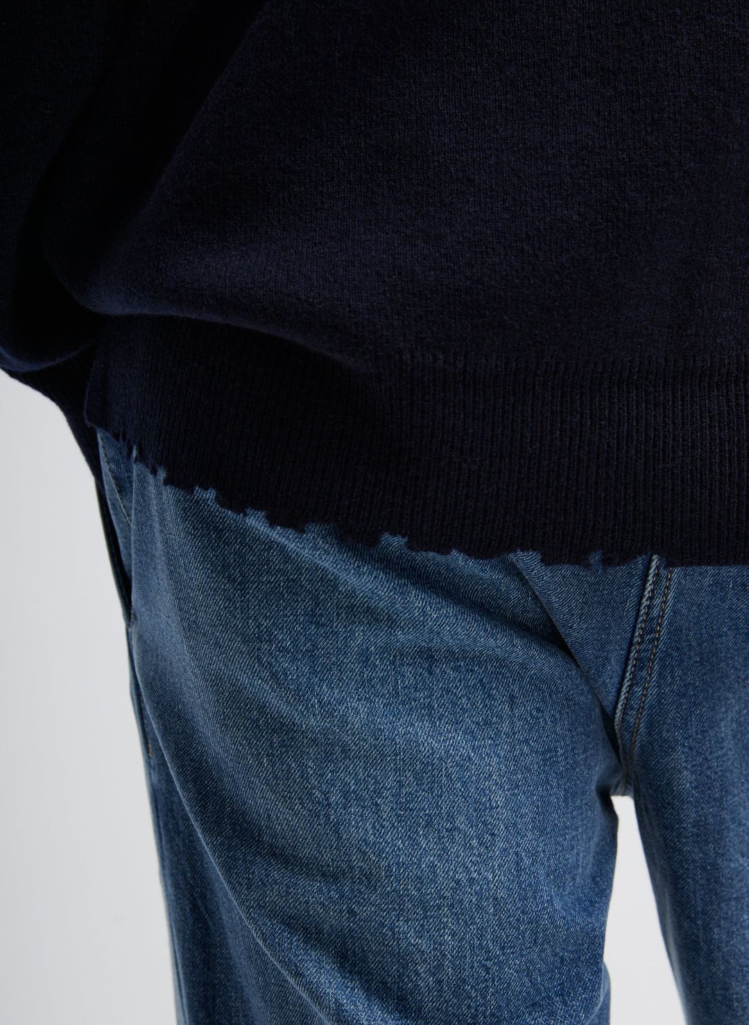 Anna Merino Wool Hole-At-Back Pullover #2