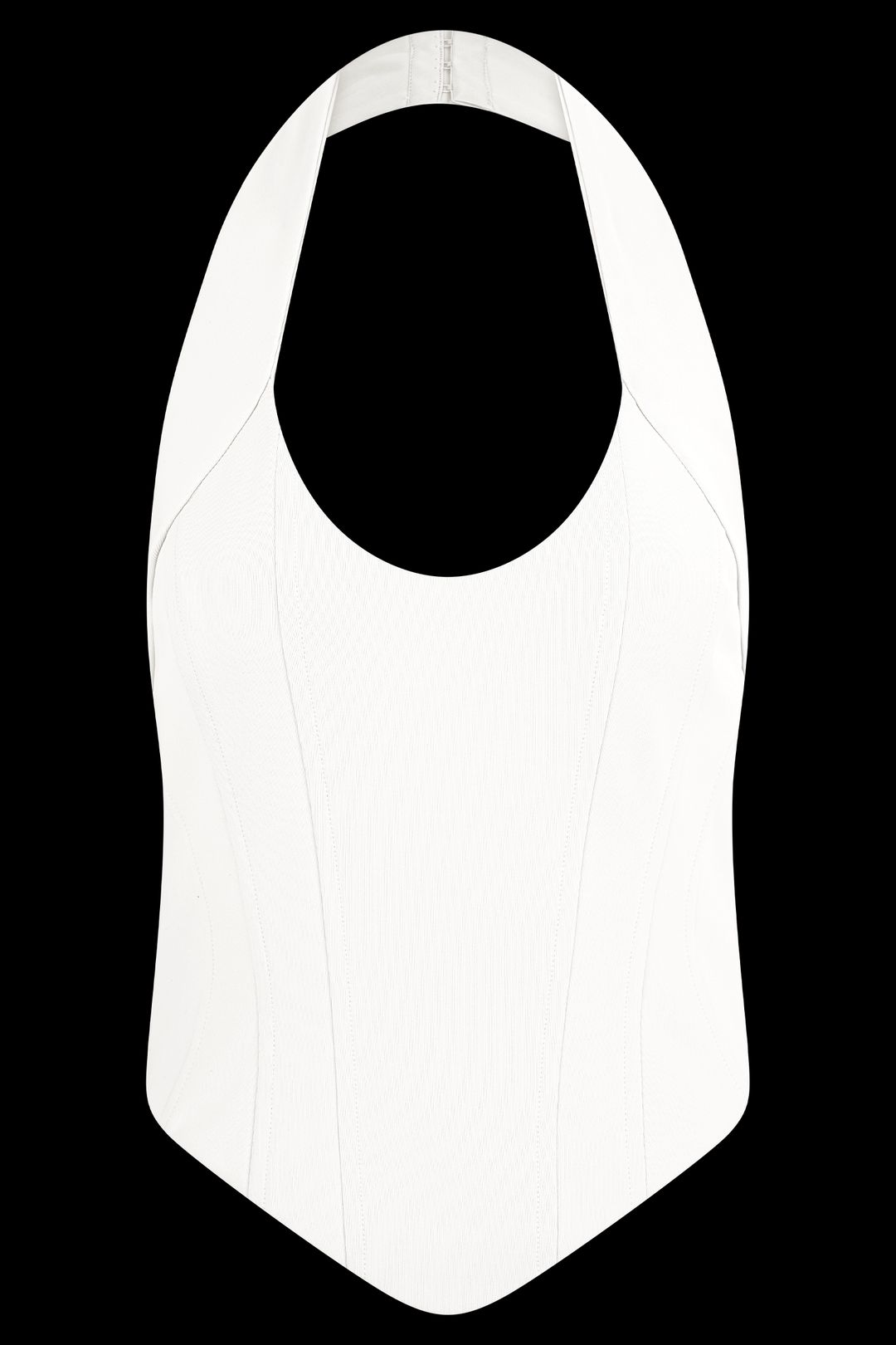 Meadow Corset Halter Top - White #9