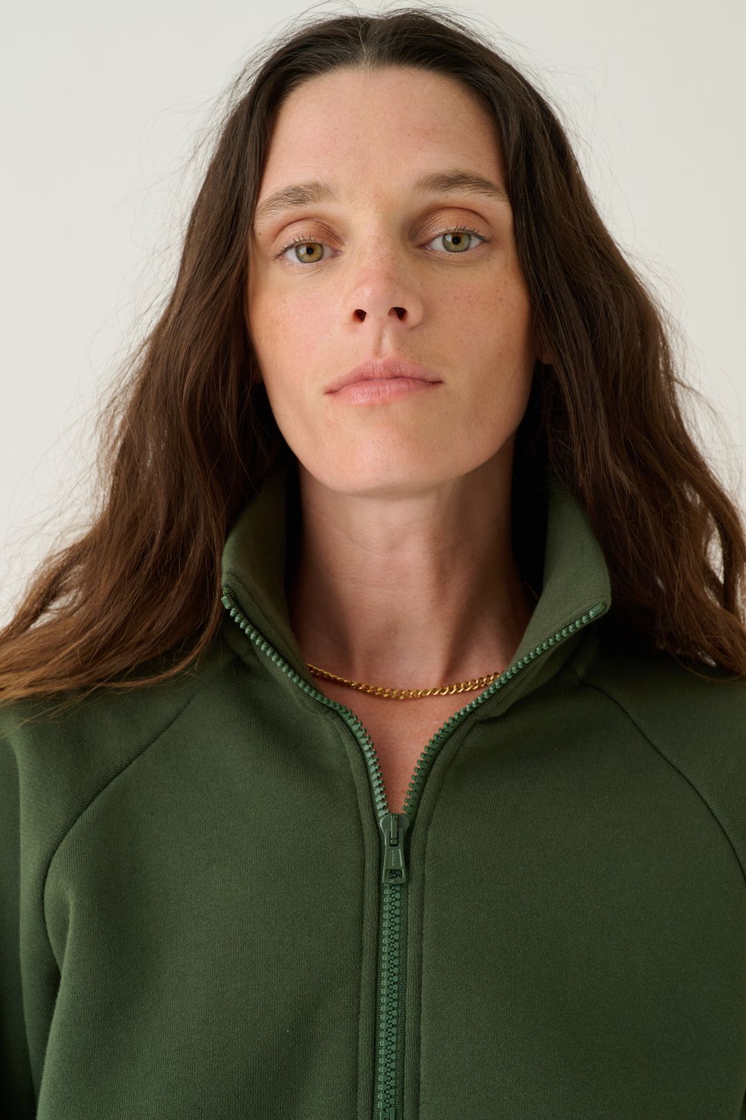 The Quarter Zip in Pine #3