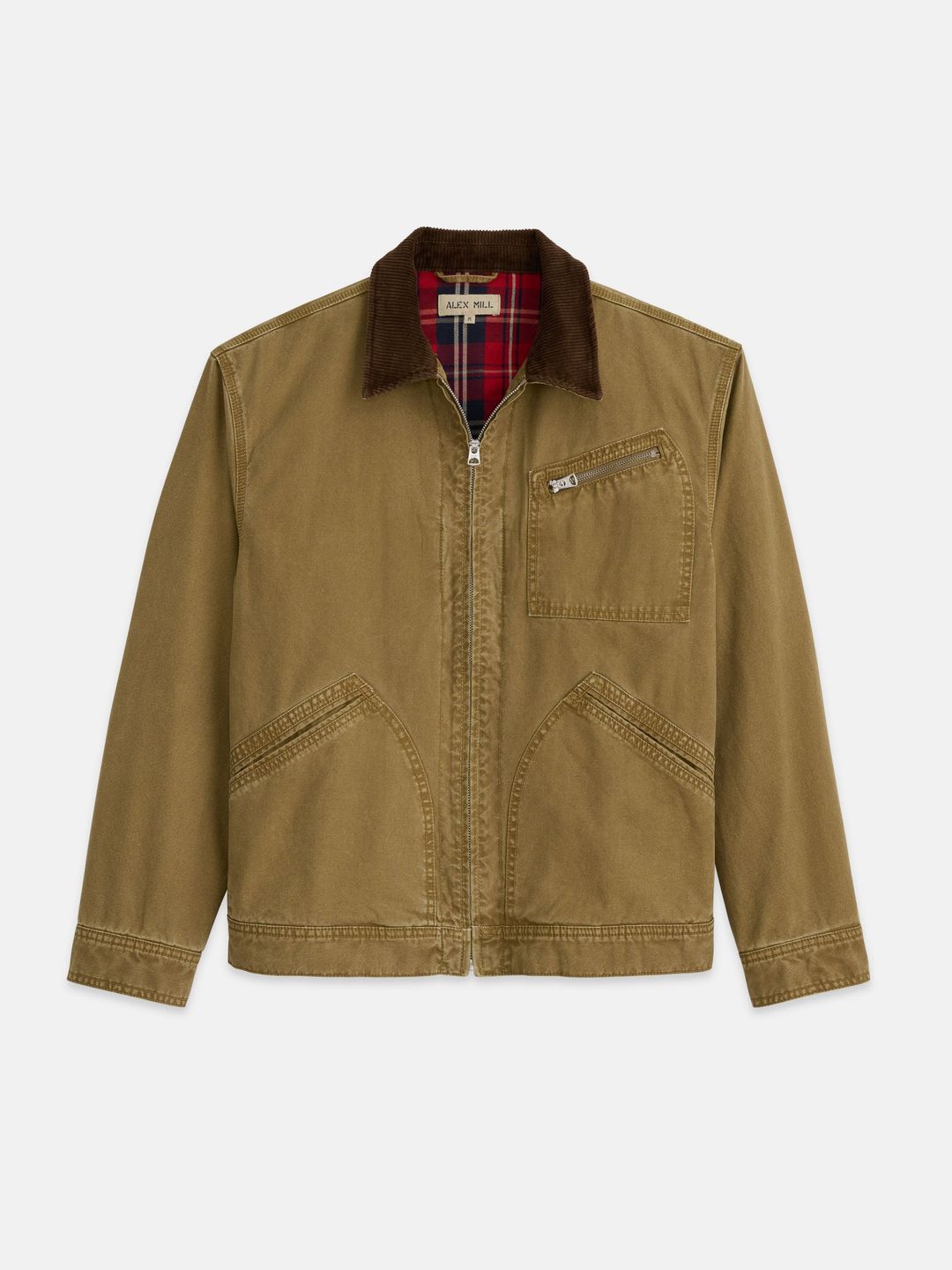 Miller Zip Jacket in Canvas