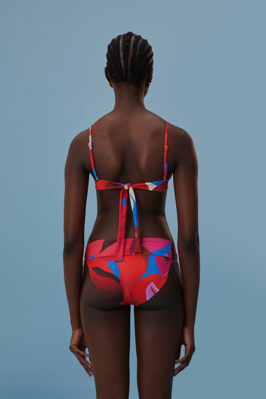 Watercolor Floral Bikini Bottom #3