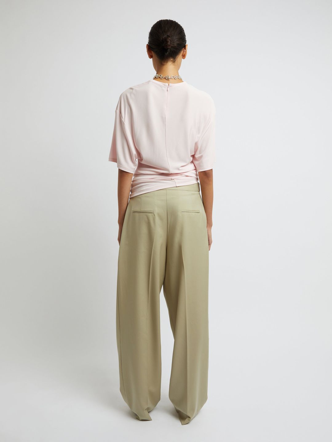 Side Cowl Waist Tee #4