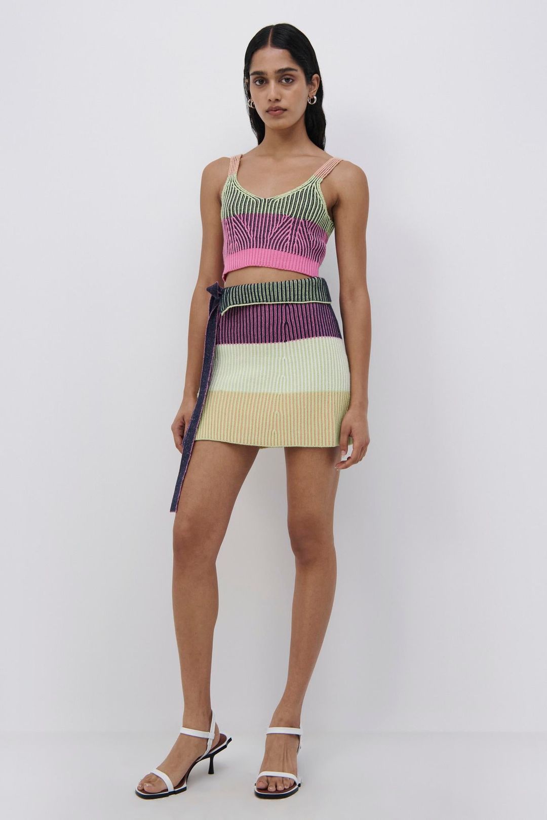 Ivana Cotton Cashmere Mini Skirt #4