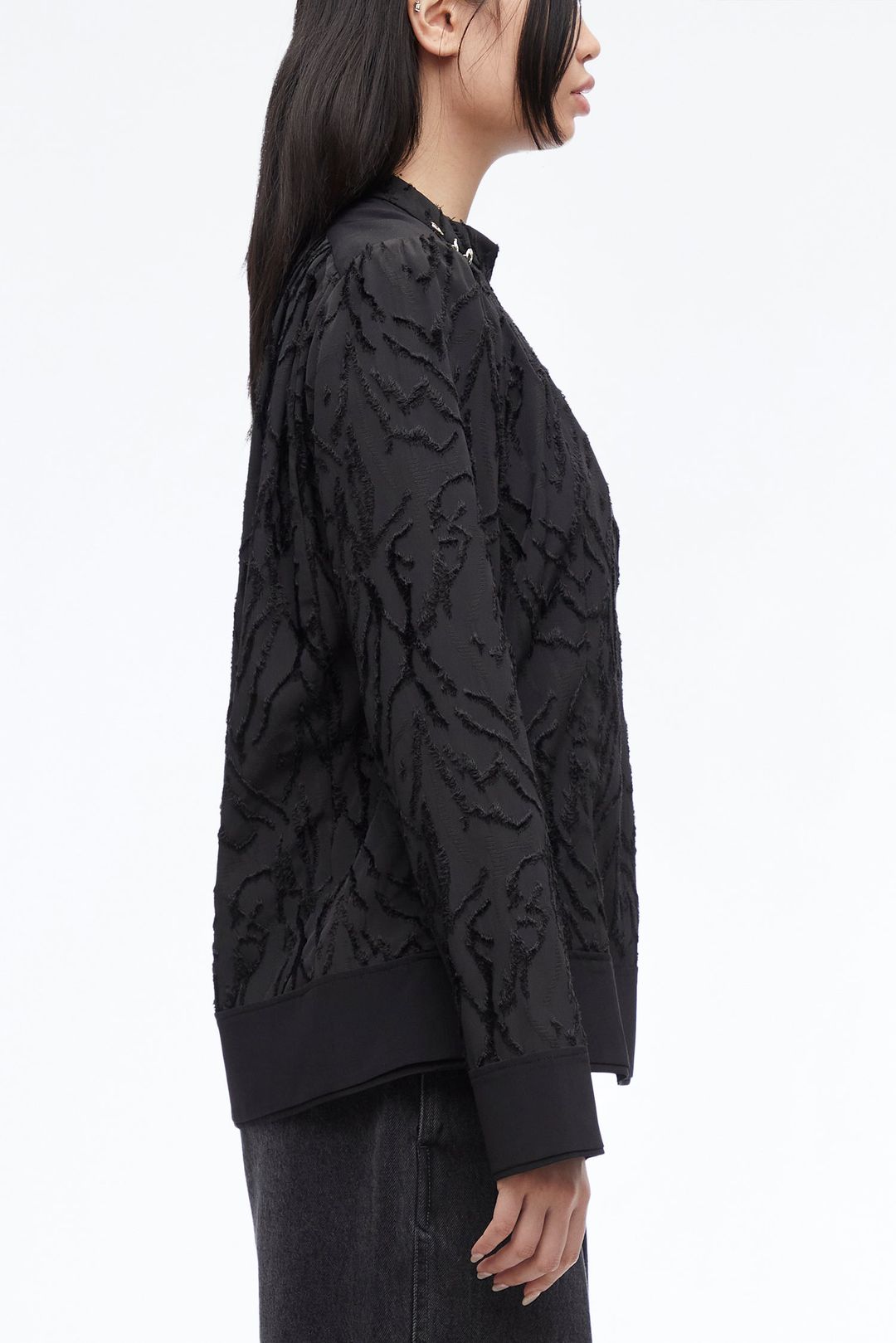 Shadow Vines Jacquard Top #3