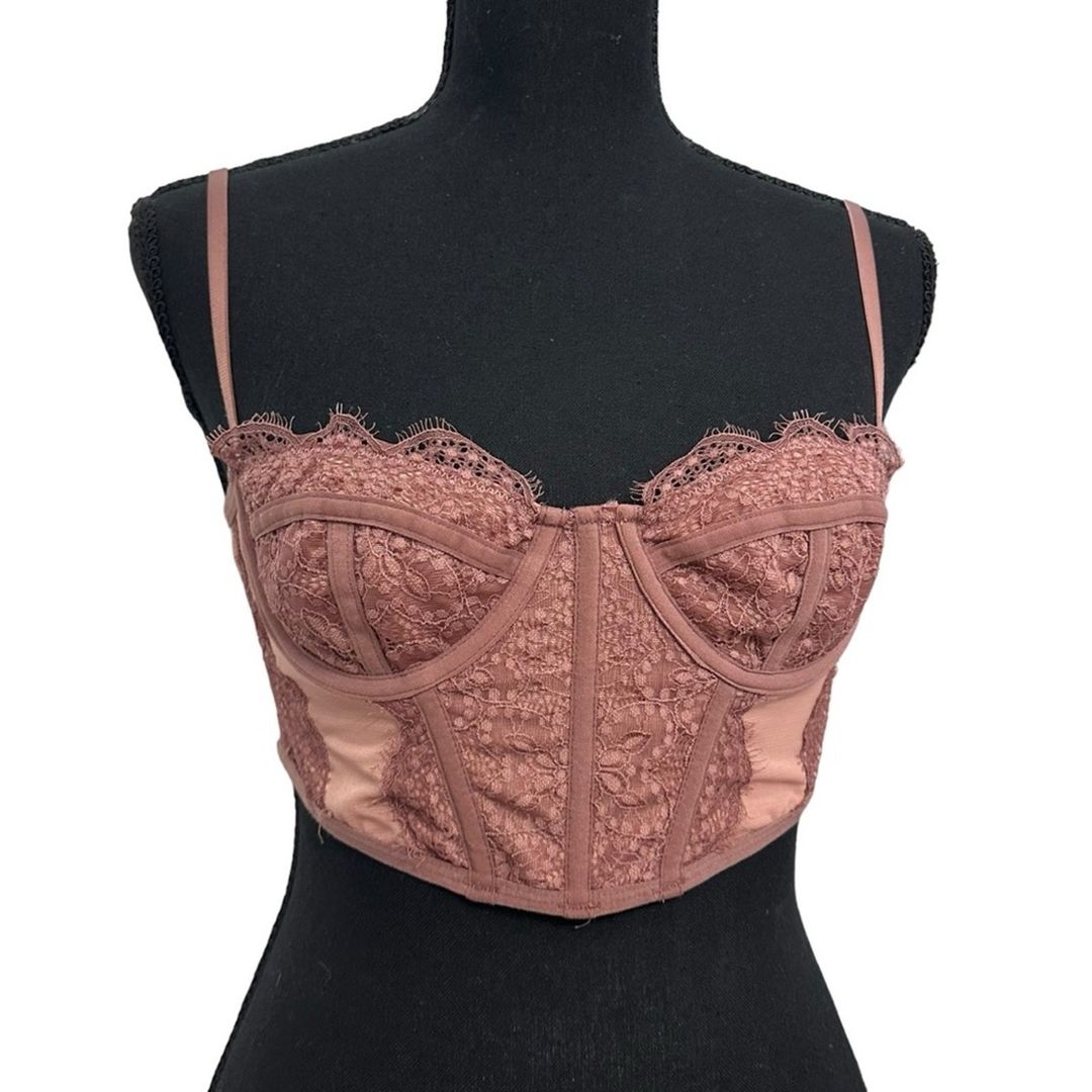 Urban Outfitters Pink Corset top #8