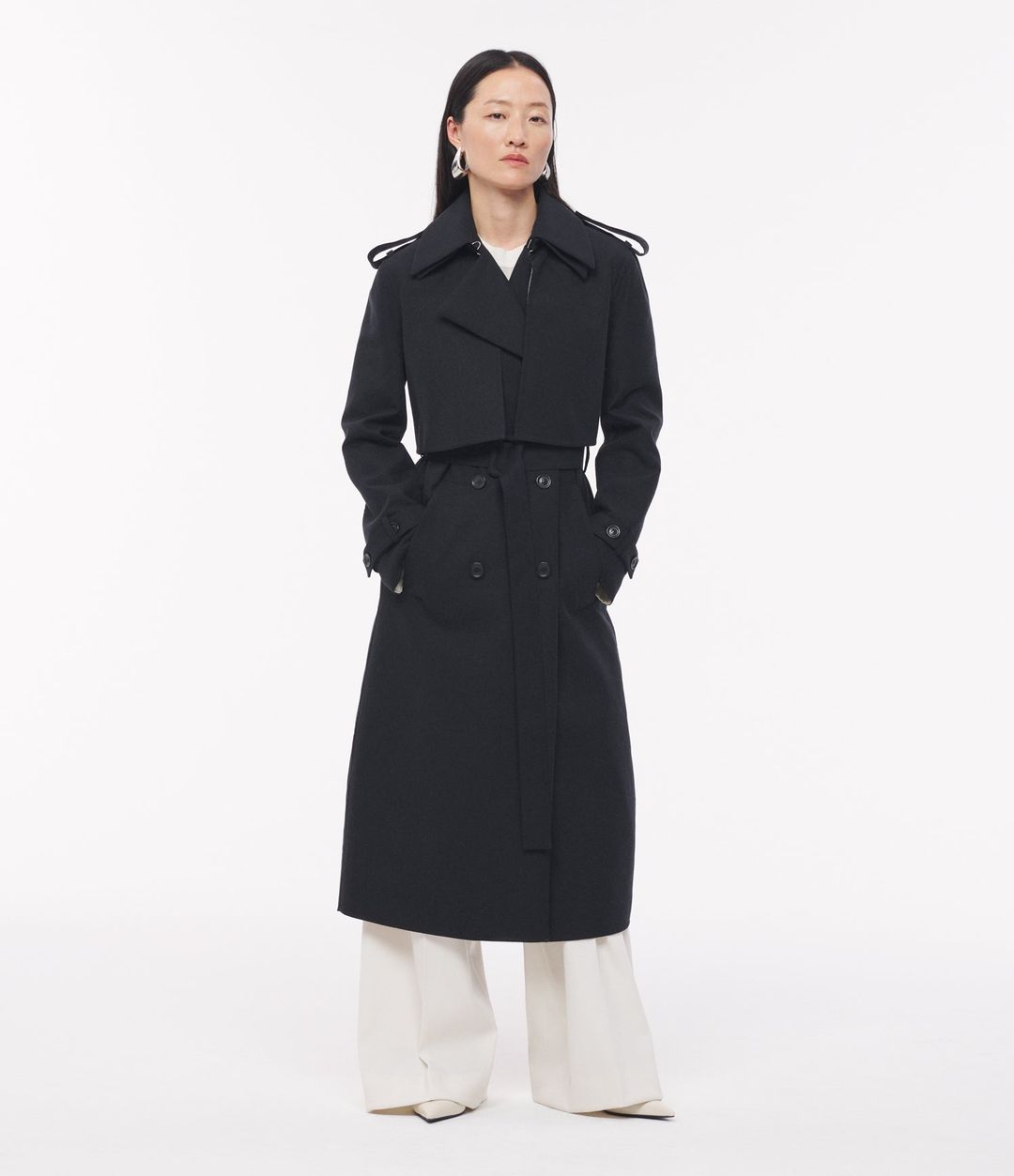 Double Face Convertible Trench - Resale | Olive/Black #4