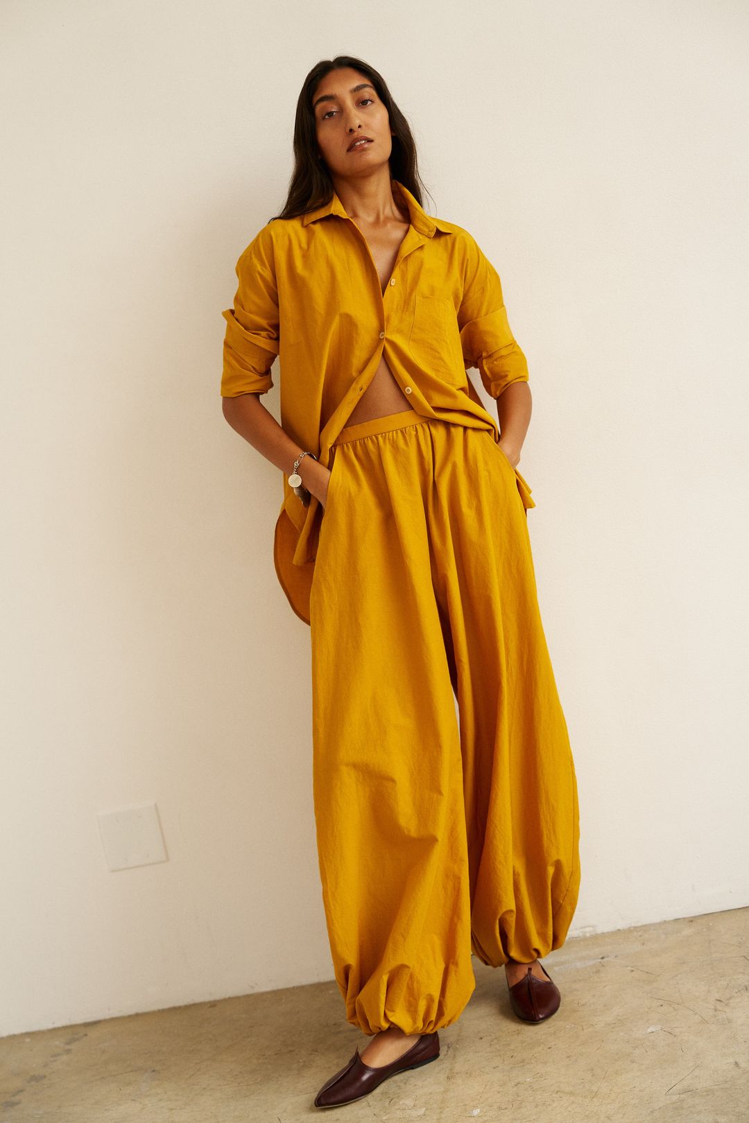 The Balloon Pant in Turmeric #11
