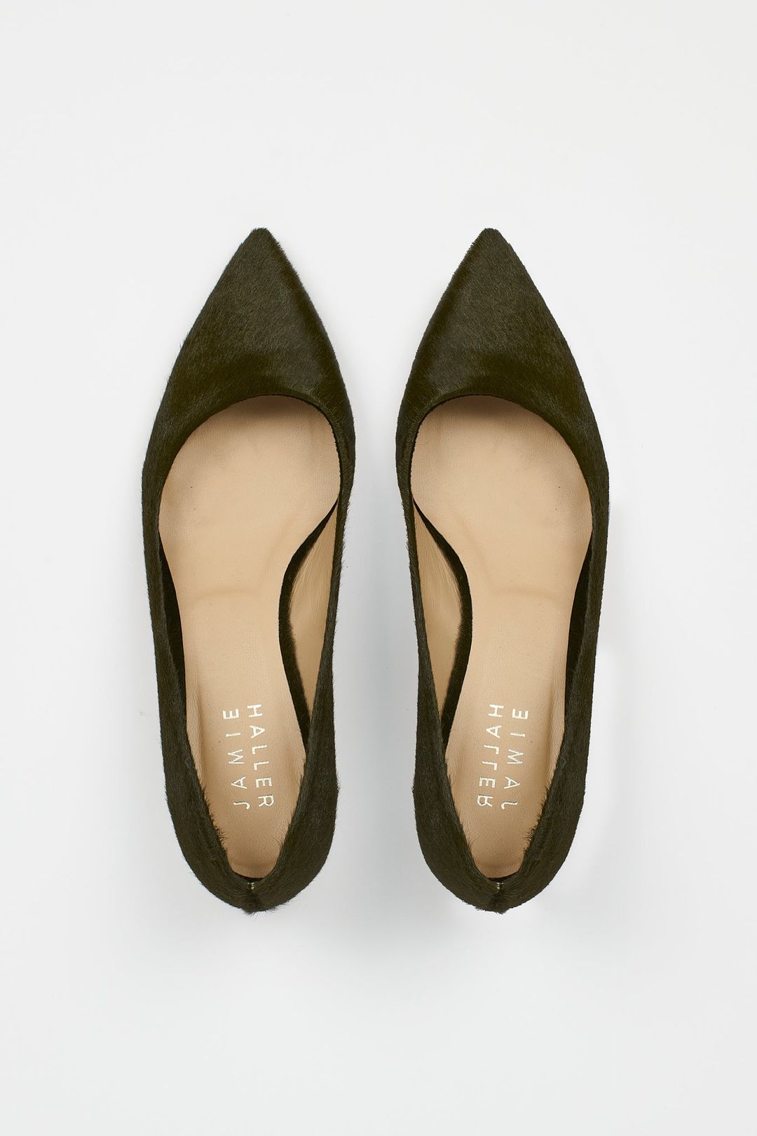 The Kitty Point Heel in Ponyhair Moss