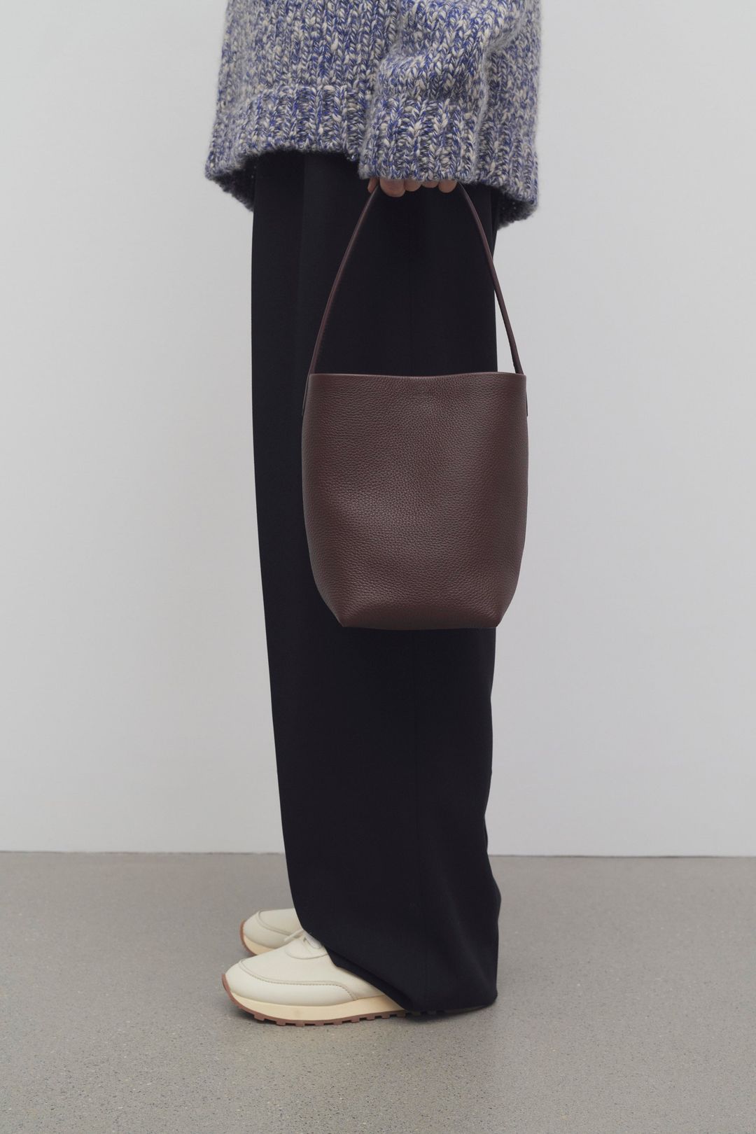 Small N/S Park Tote Bag in Leather #4