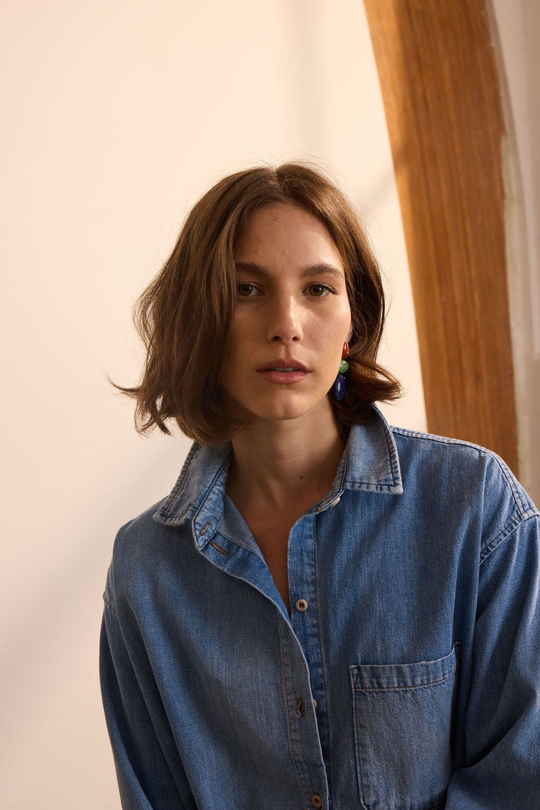 The Essential Denim Shirt in Timeworn Indigo #8