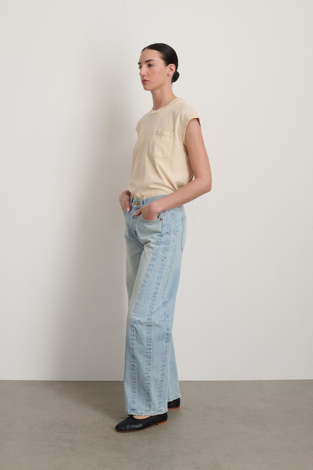 Slim Long Lasso Jean Super Lt. Vintage