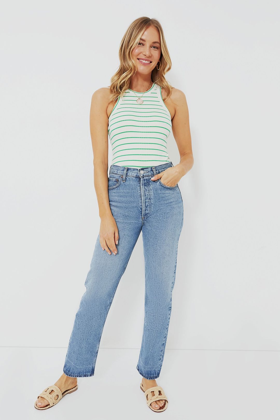 High Road Stripe The Chin Ups Bodysuit