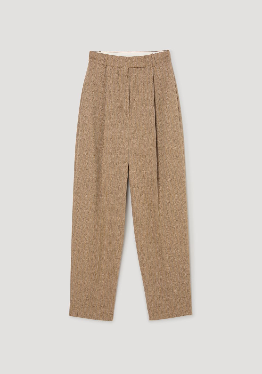 Daria - Single pleat tapered trousers | heritage stripe #5