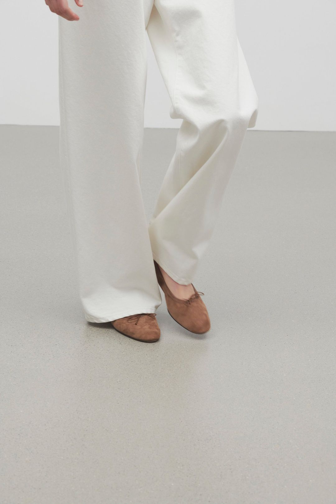 Awar Heeled Ballerina in Suede #4
