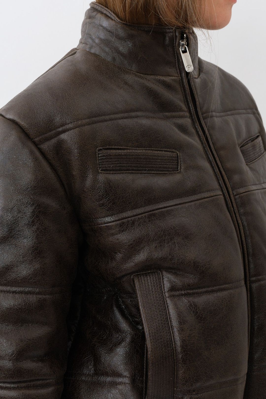 Franklin Jacket — Distressed Brown #6