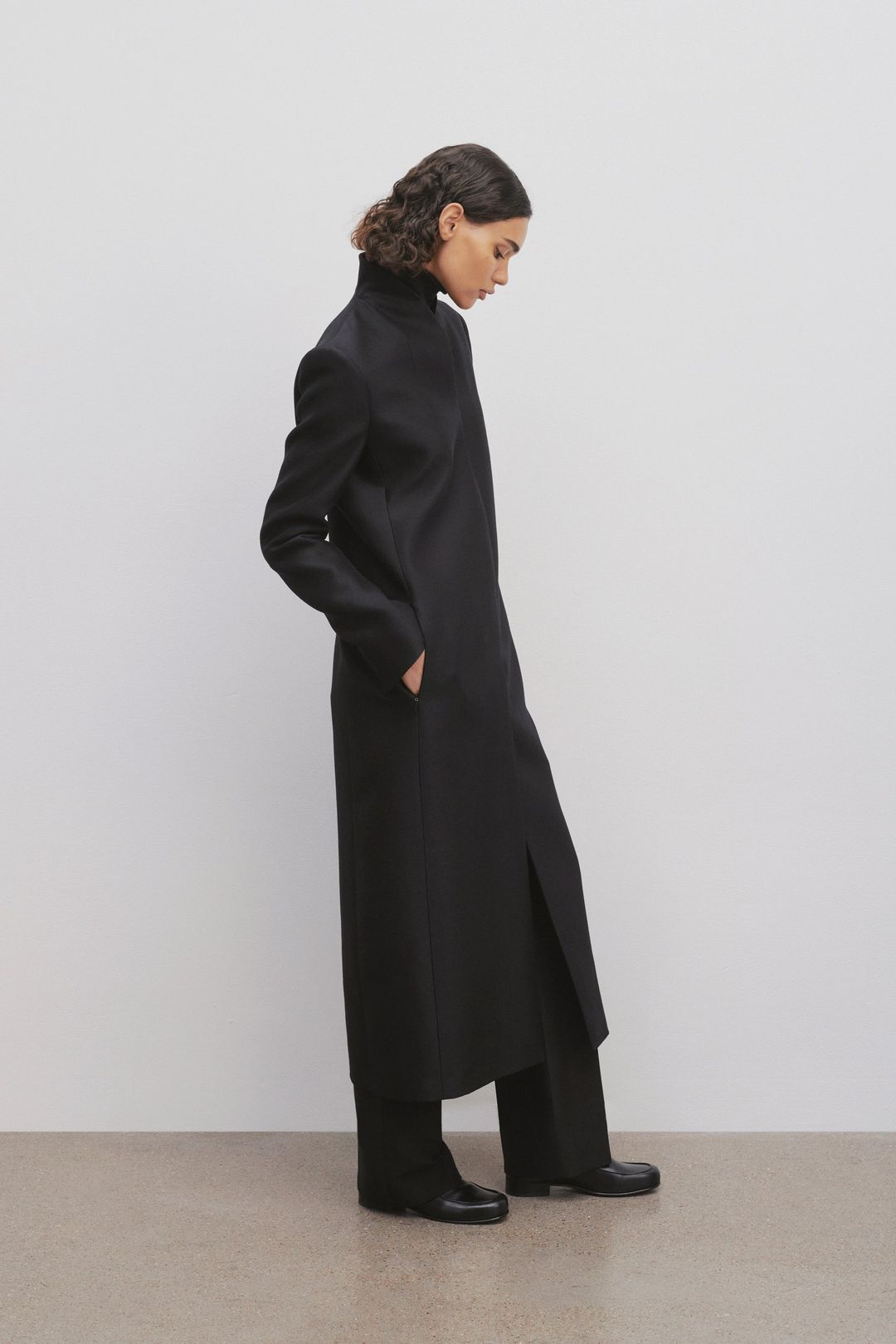 Egle Coat in Wool and Silk #4