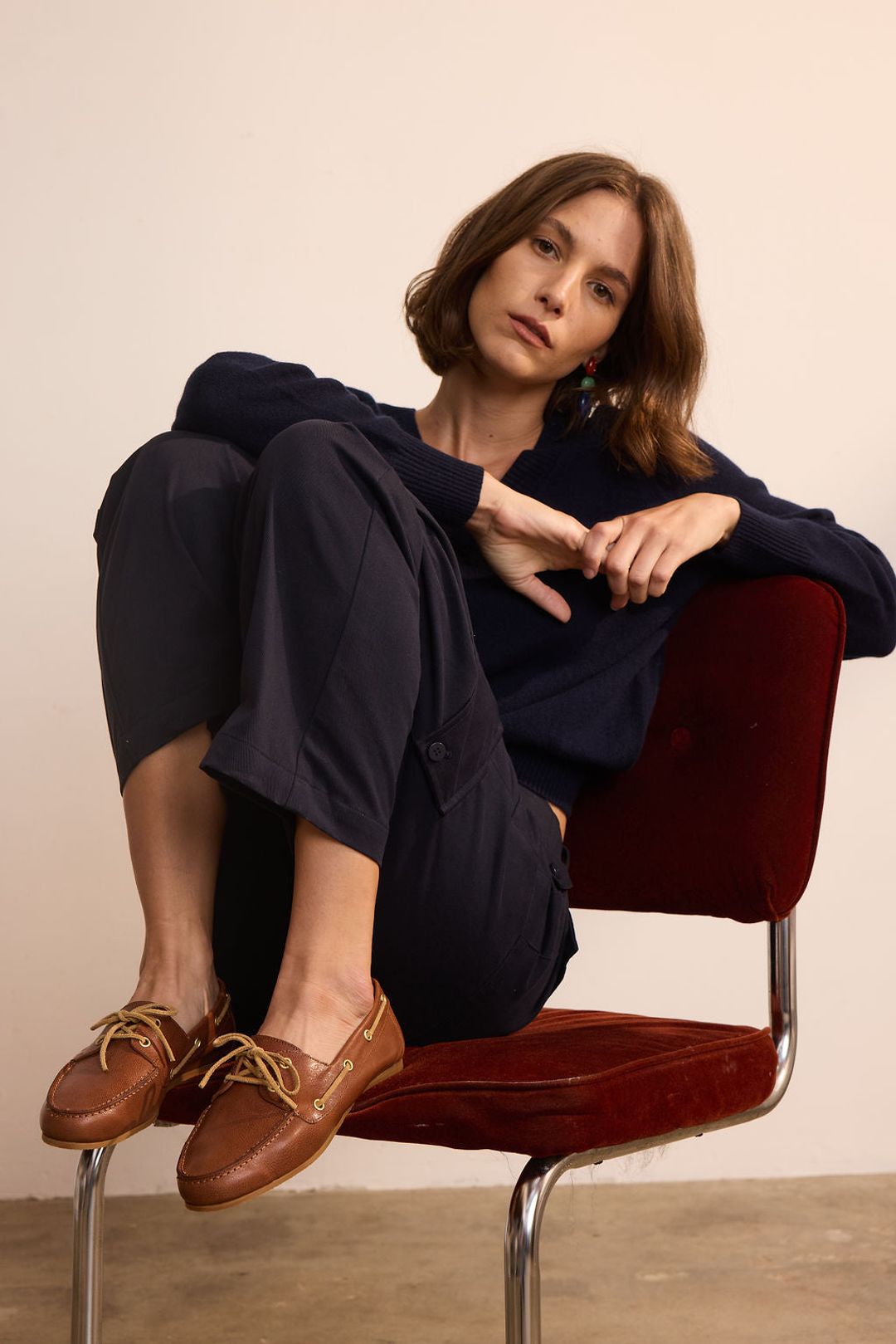 The Boat Loafer in Brown #8