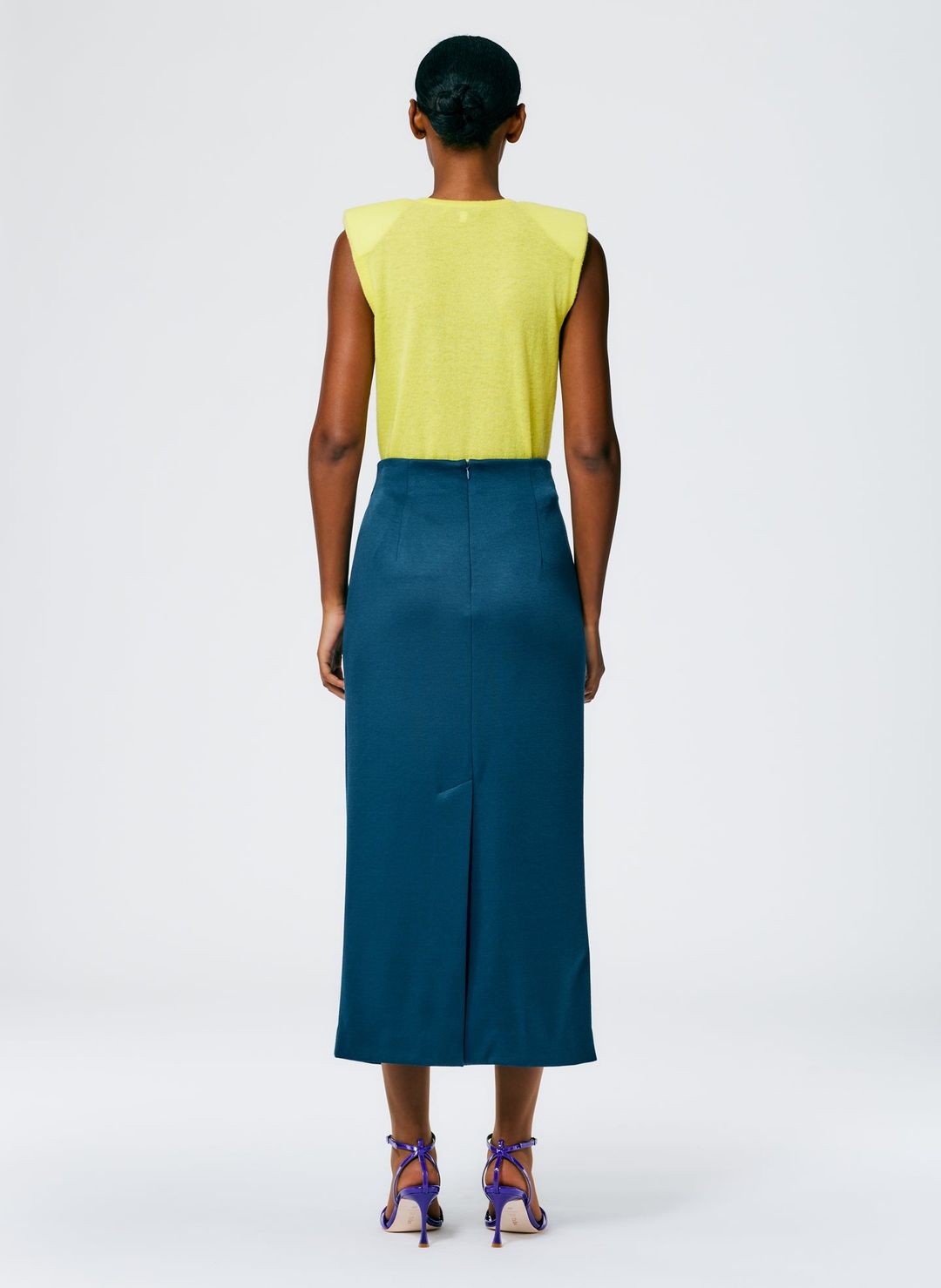 Structured Knit Pencil Skirt #4
