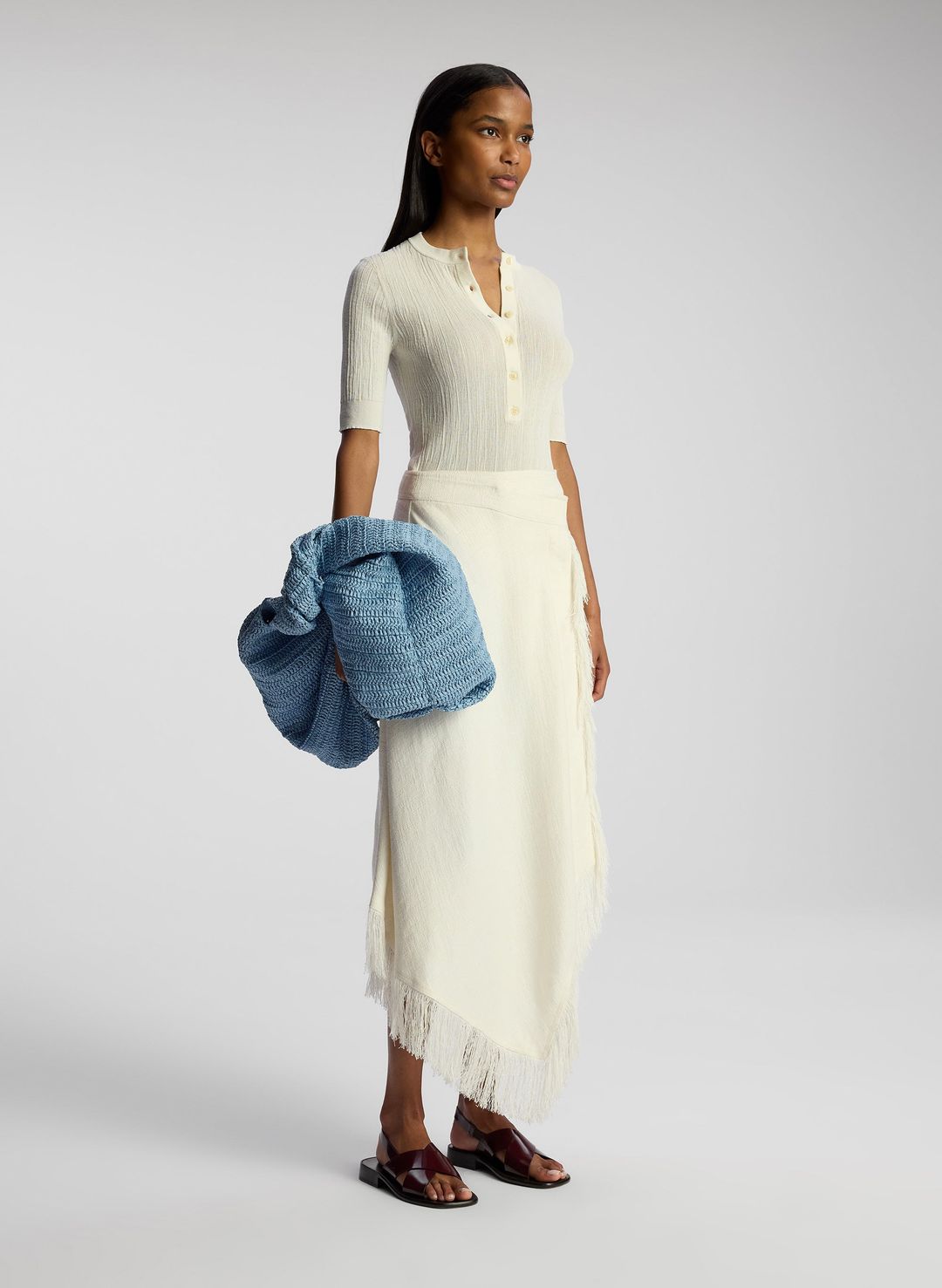 Fisher Fine Cotton Knit Top #3