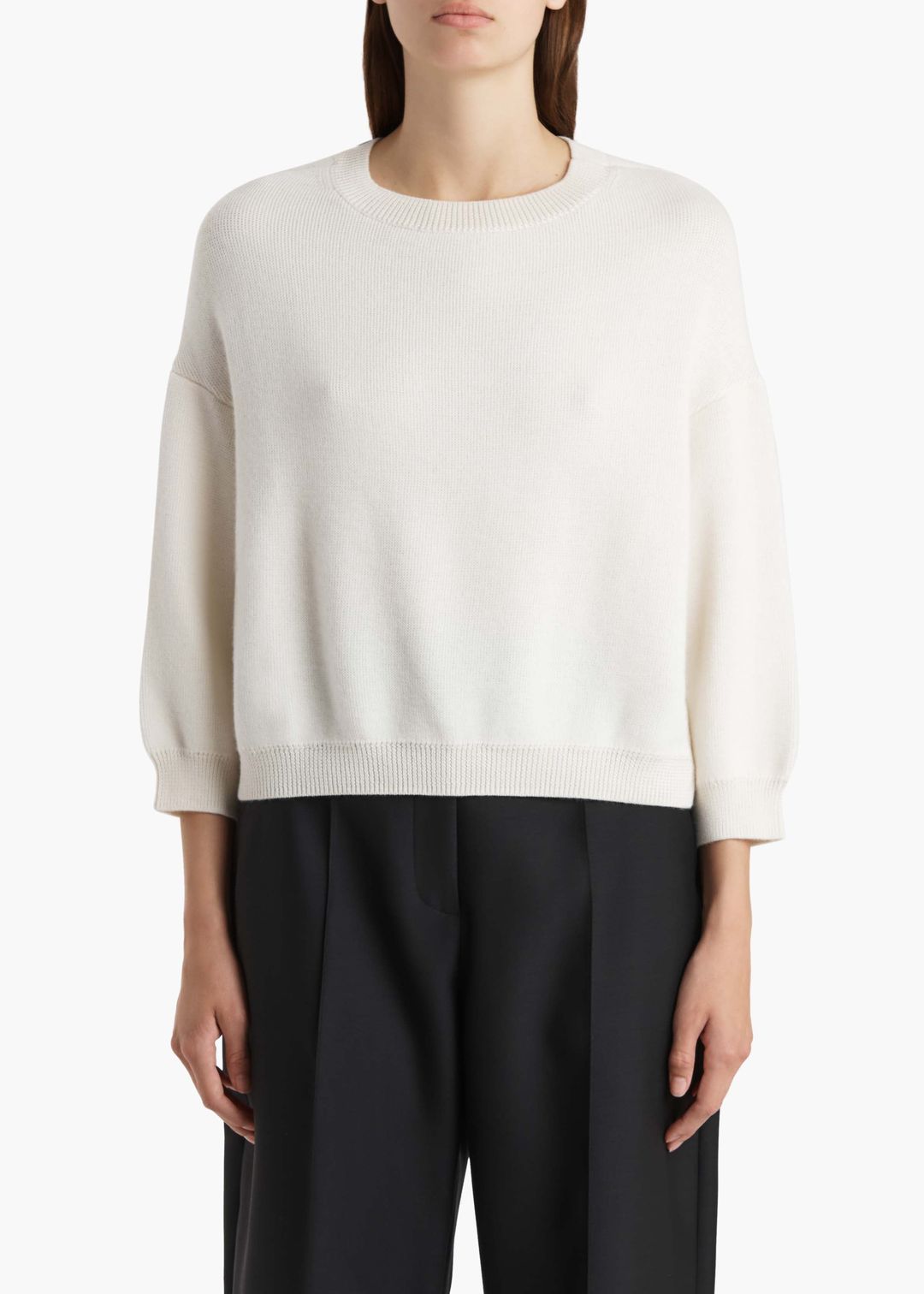 Sabina Sweater in Ivory #3