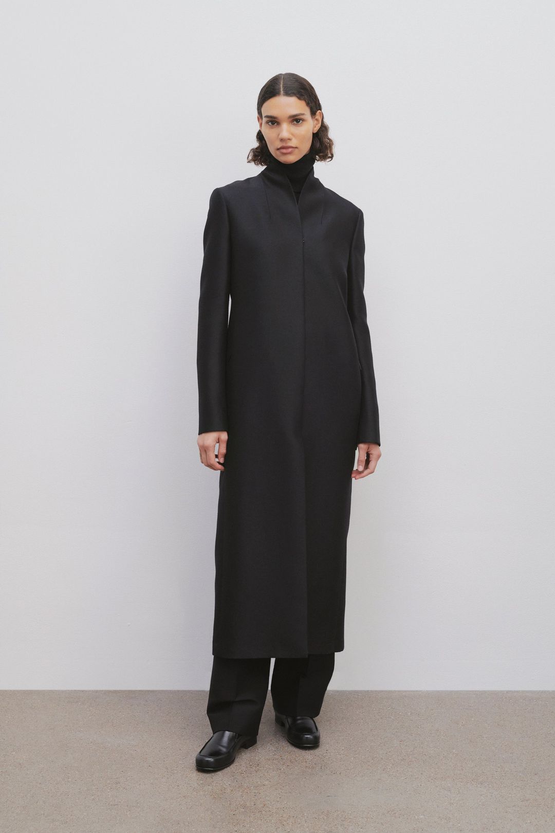 Egle Coat in Wool and Silk #3