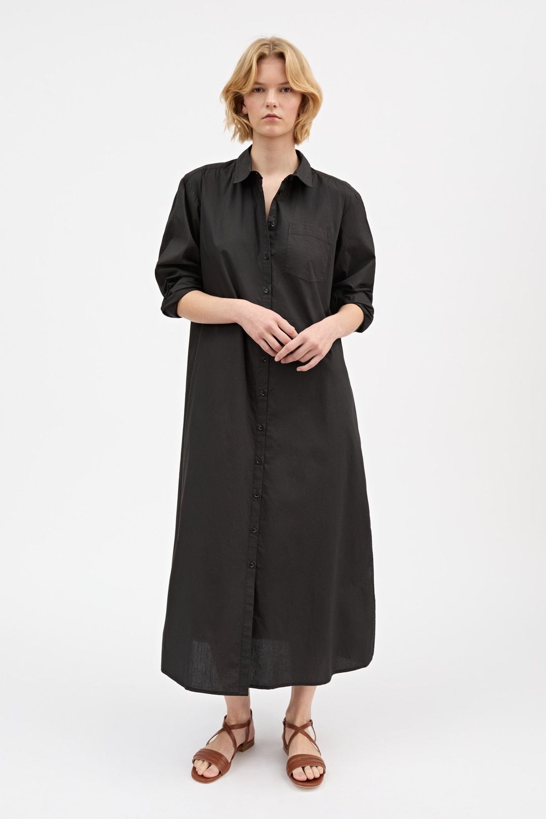 Leigh shirtdress - Black
