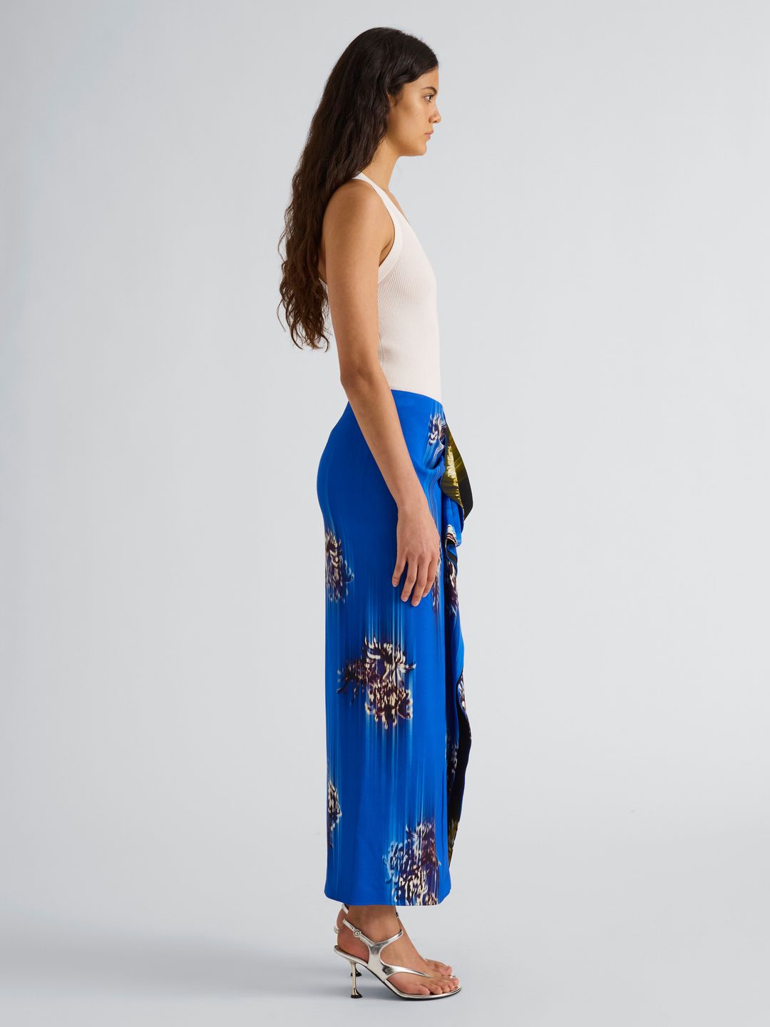 Cella Skirt in Double Printed Viscose Cady #3