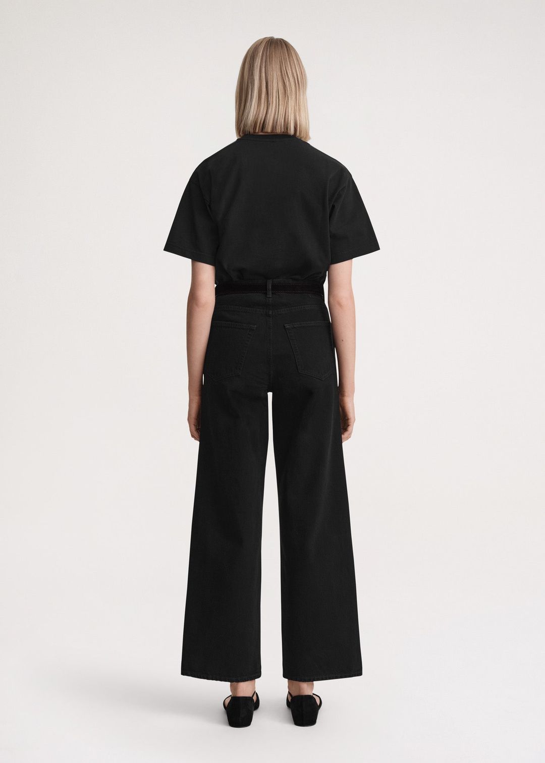 Flare fit denim black #3