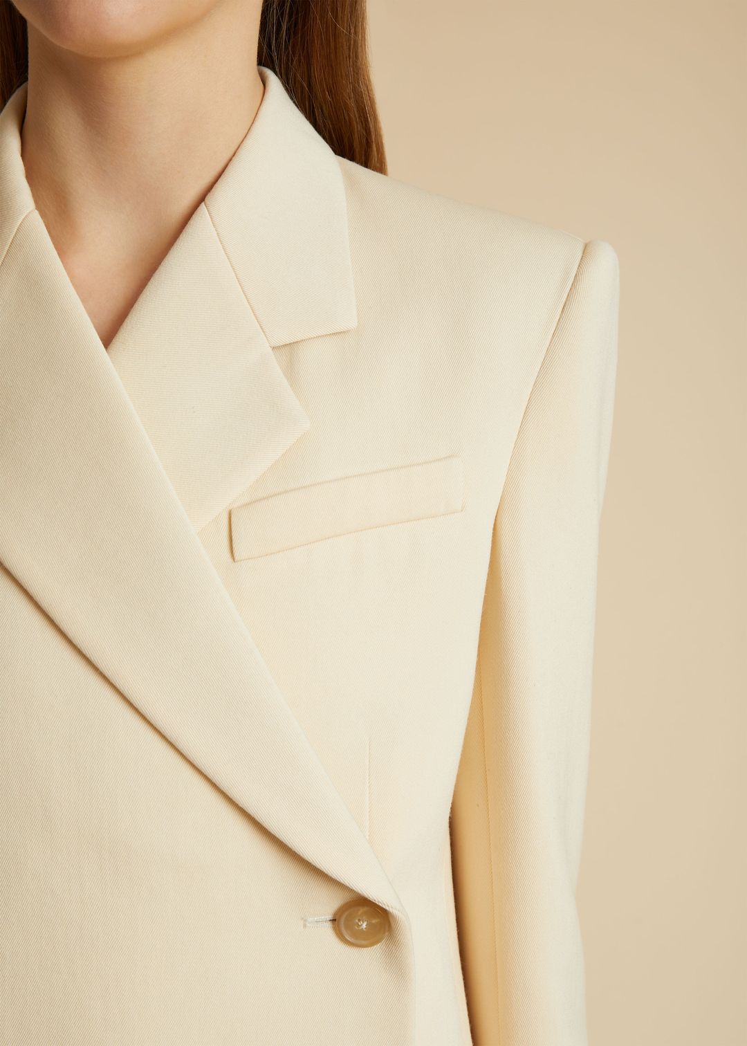 The Otero Blazer in Bone #5