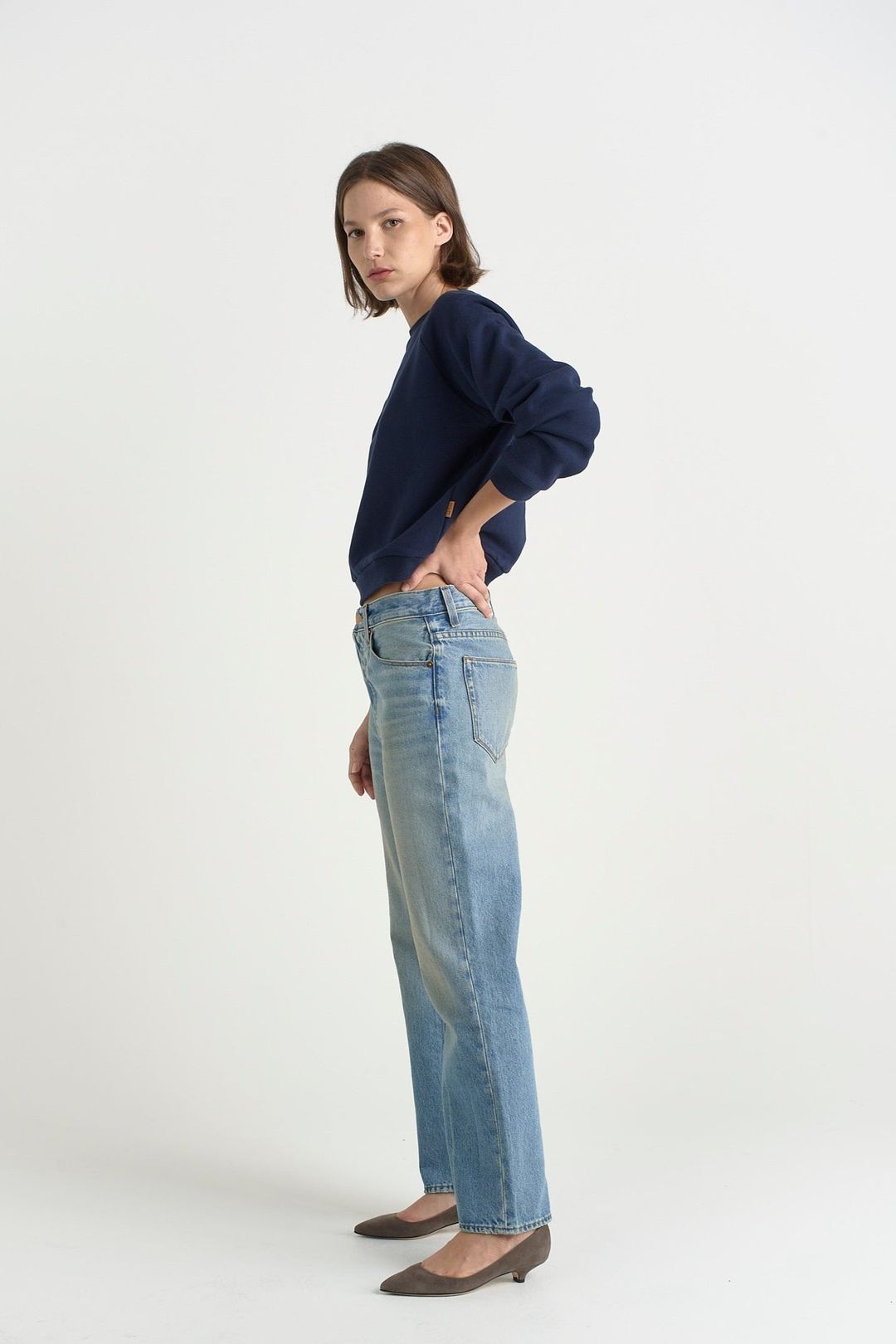 The Slouch in Worn Indigo #4