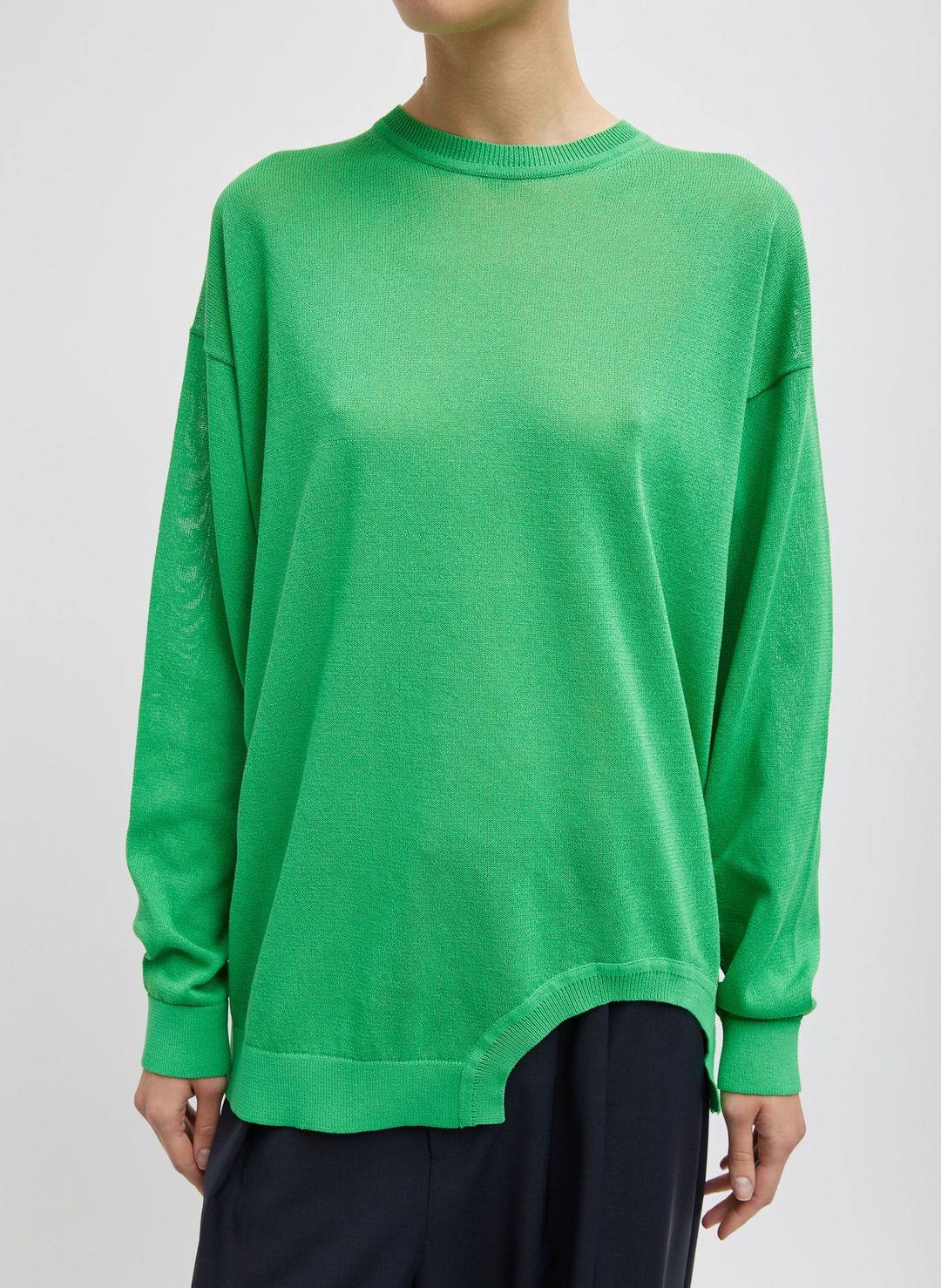 Crispy Sweater With Cut Out Detail
