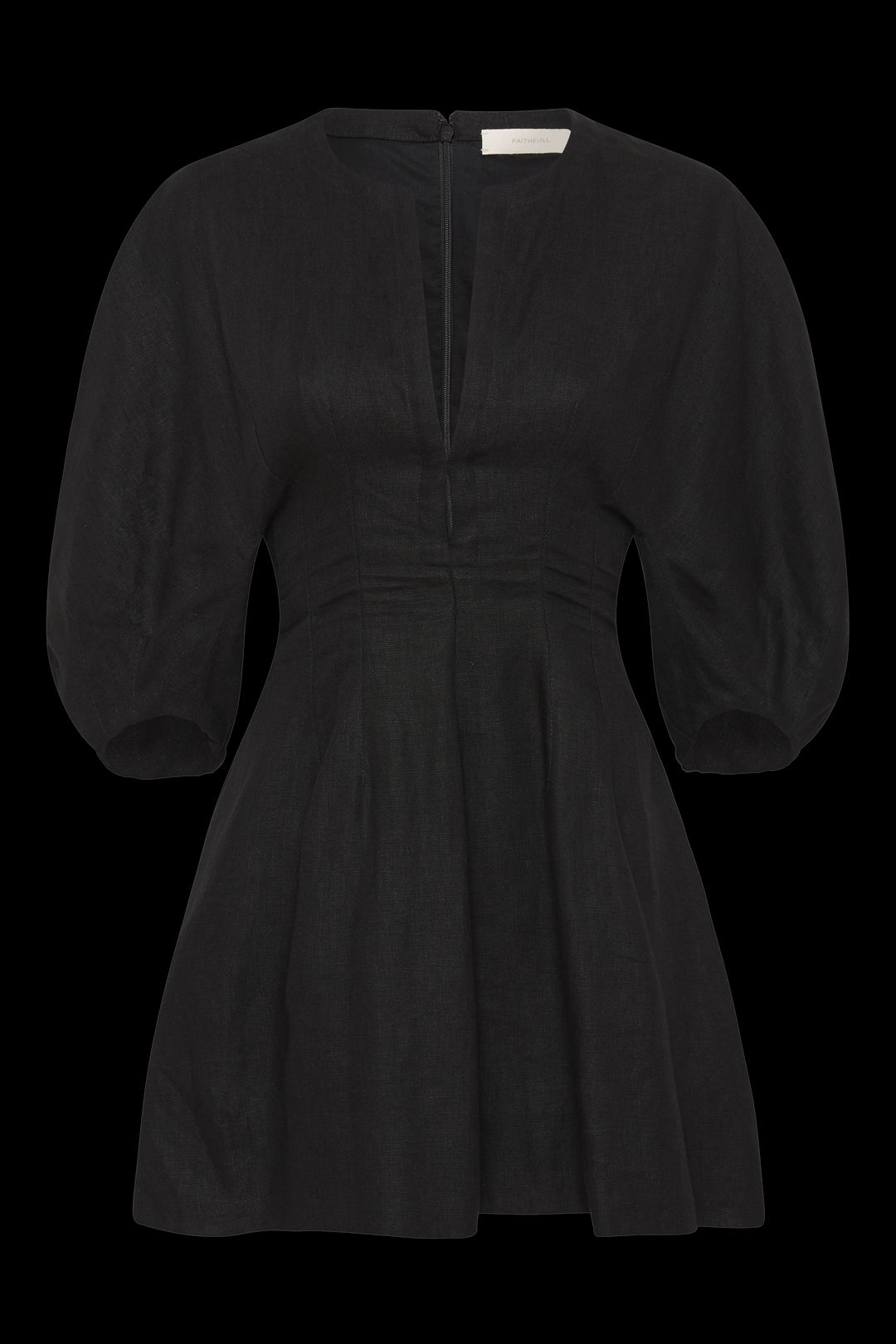 Soleil Mini Dress Black #6