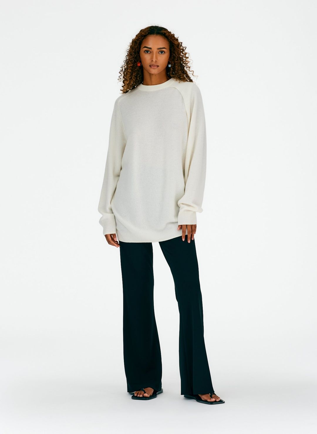 Feather Weight Cashmere Cutout Sleeve Pullover #20