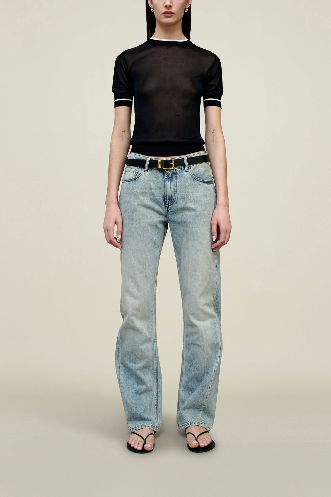 Adina Low-Rise Jean in Cotton Denim