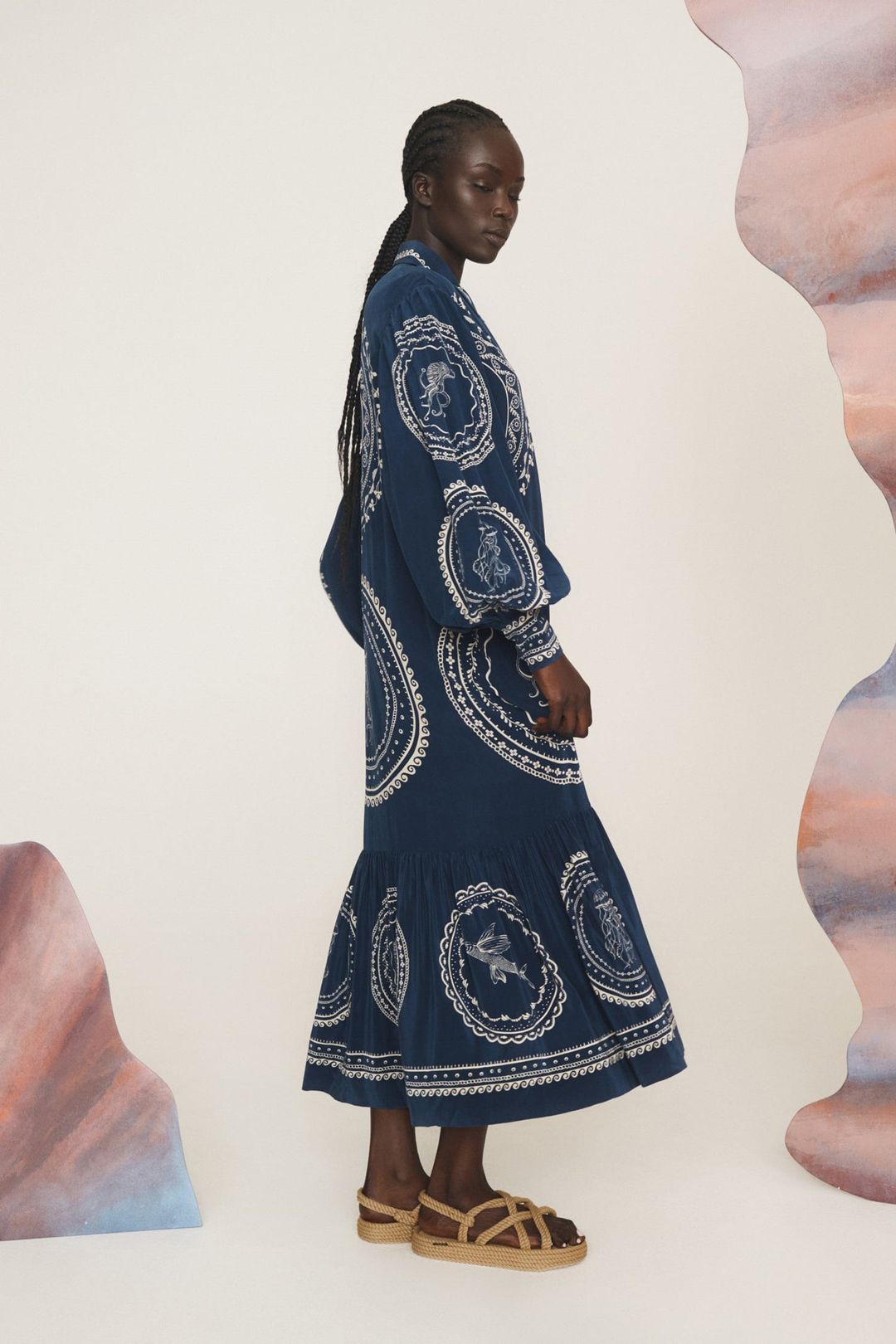 OCEANE SILK SHIRTDRESS #5