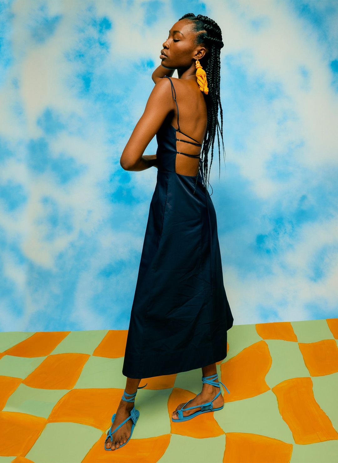 Eco Poplin Strappy Dress #2