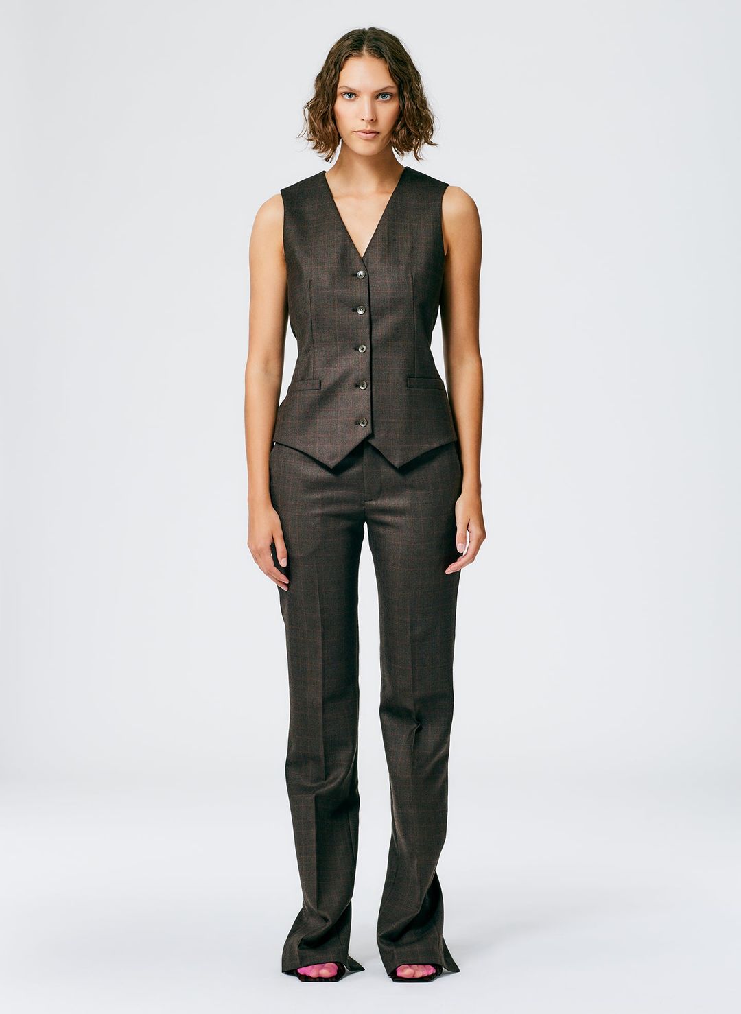 Reed Suiting Wool Vest #3