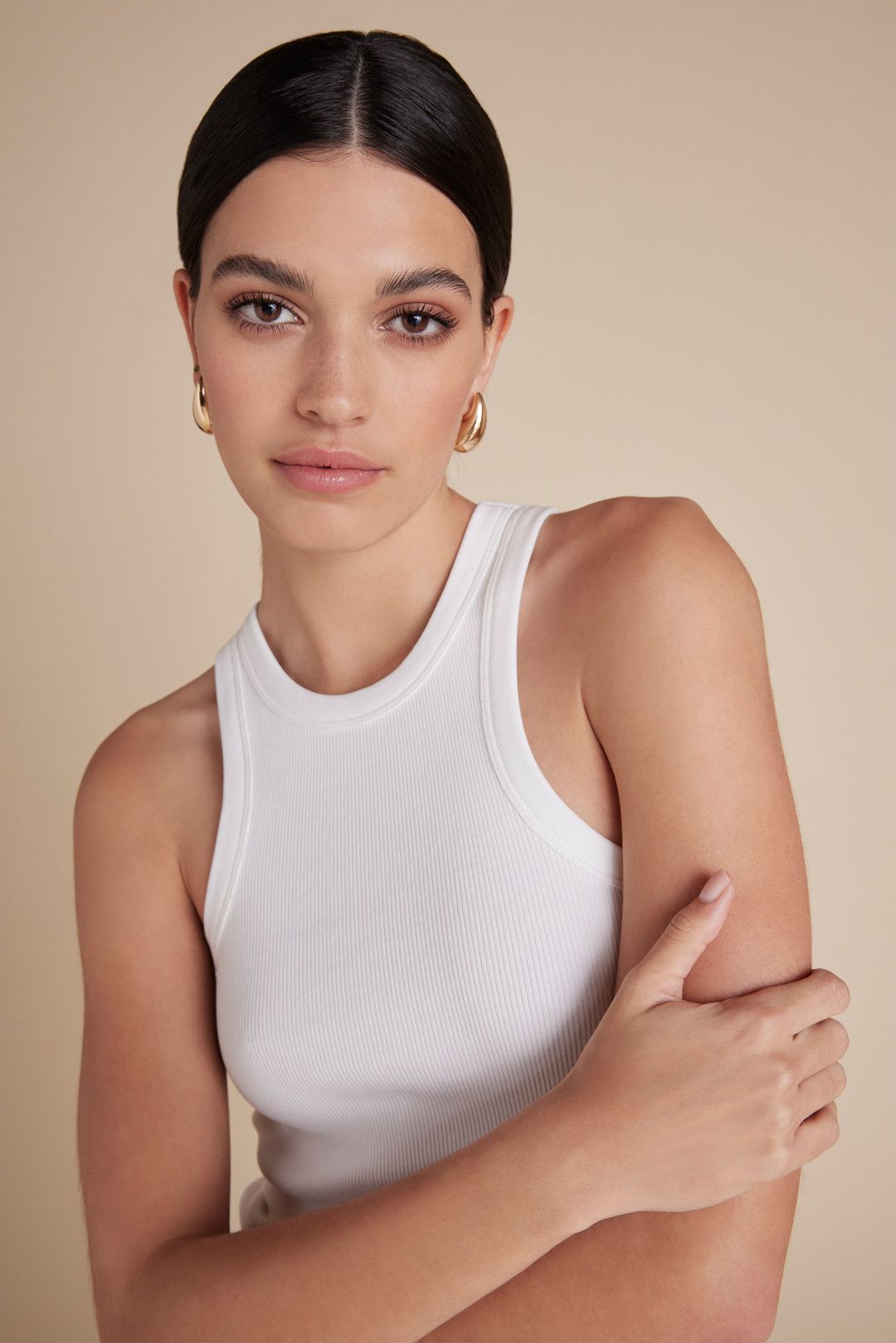 The Racerback Tank in White #4