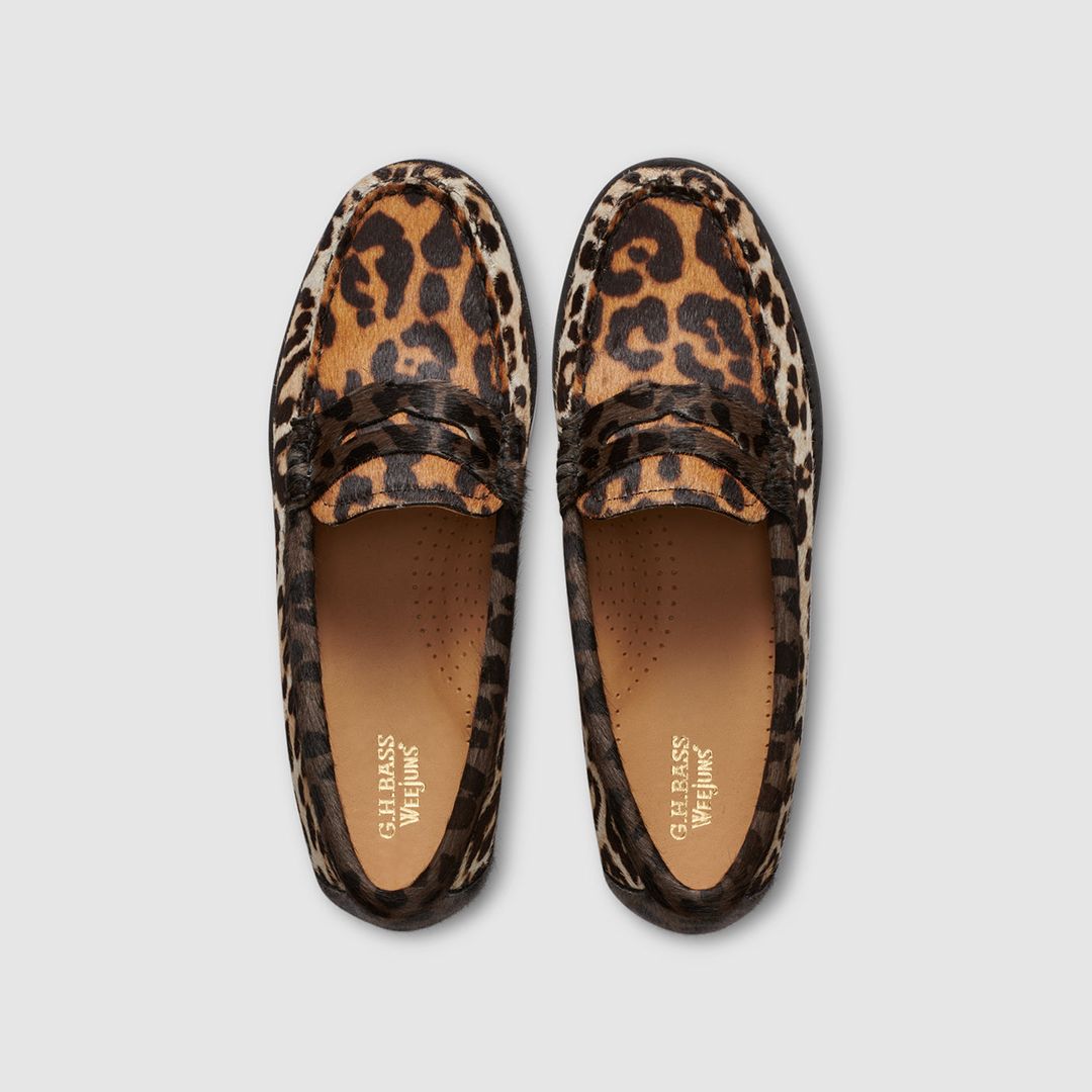 WOMENS WHITNEY LEOPARD WEEJUNS LOAFER #3