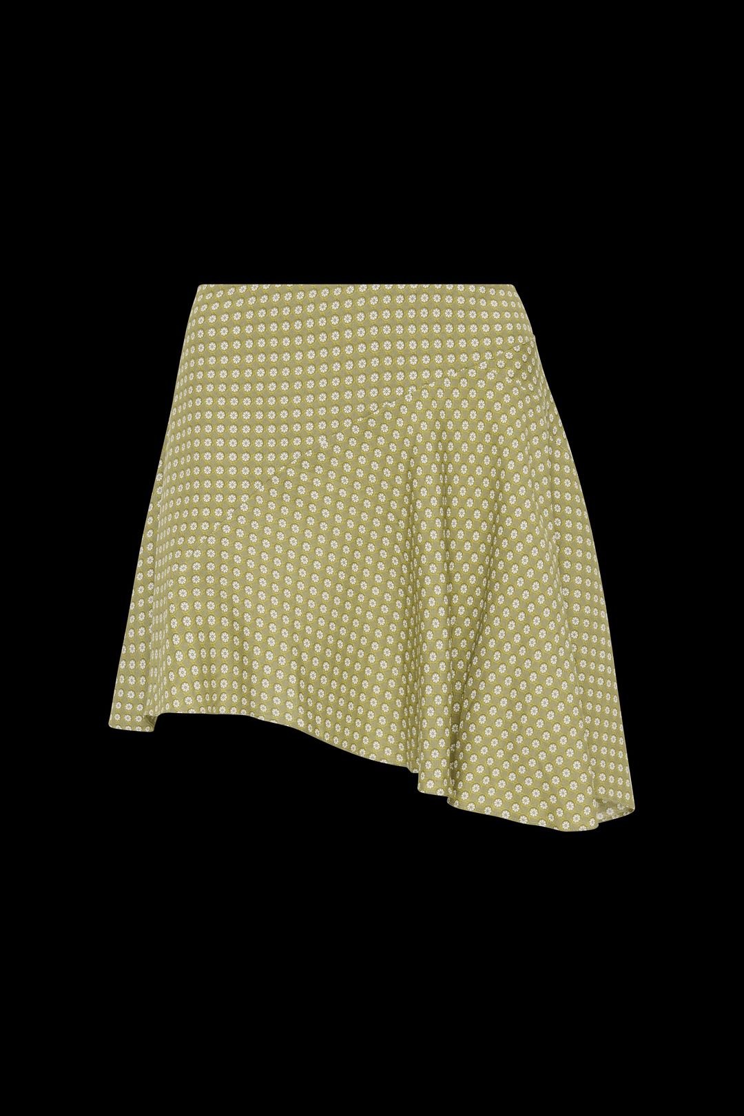 Emalee Mini Skirt Oliander Khaki #6