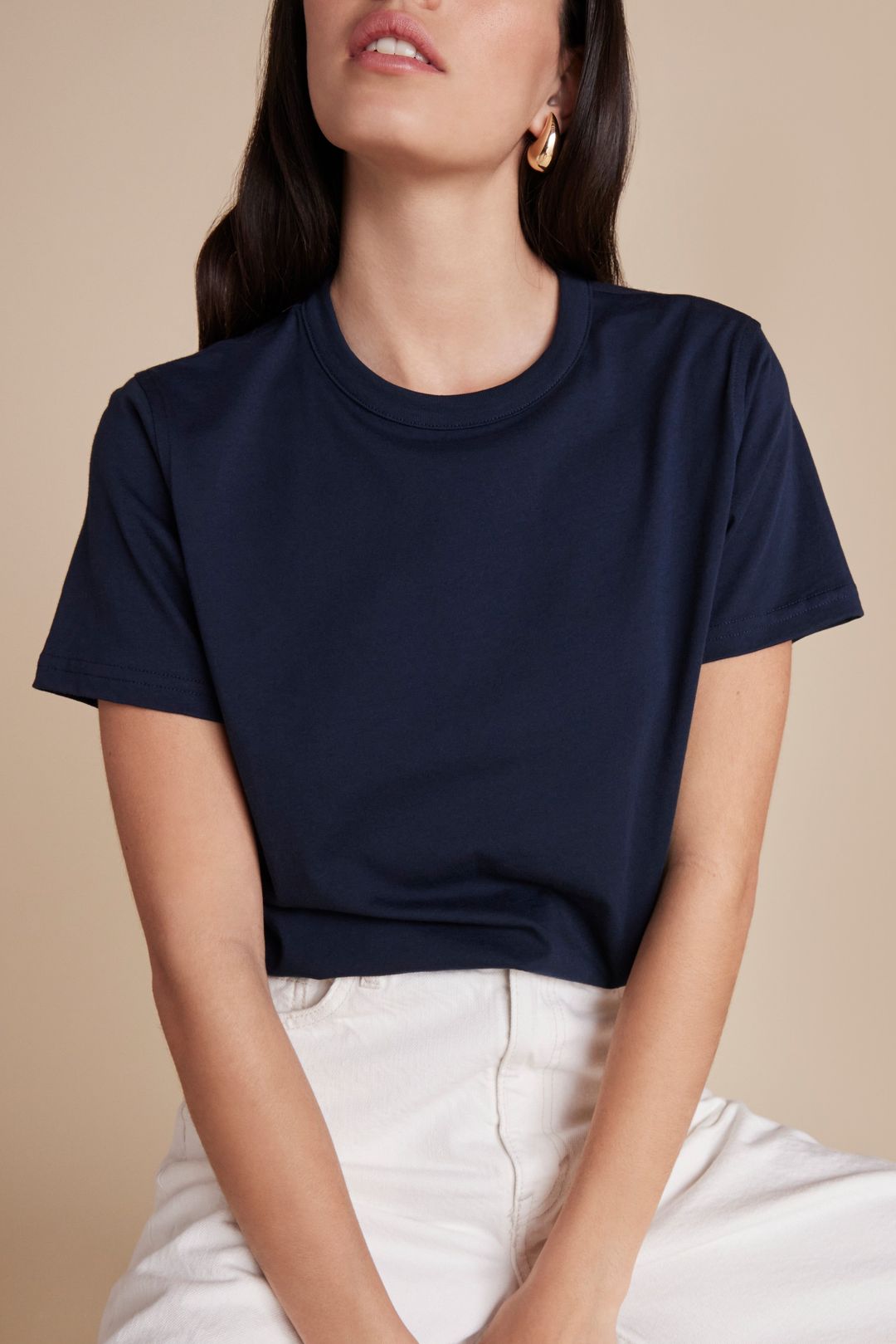 The Iconically Soft Perfect Tee In Navy #4