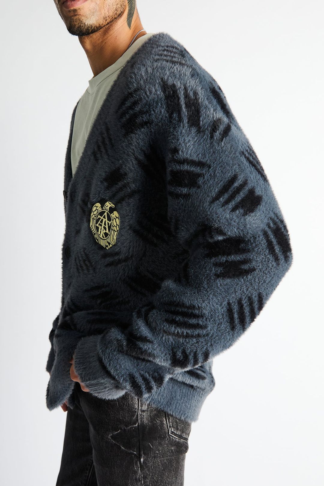 ZEPHYR SWEATER CARDIGAN | BLACK METAL RTA #4