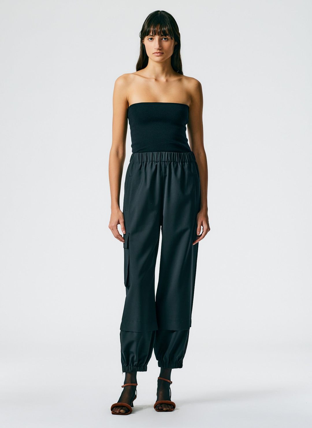 Compact Stretch Cashmere Tube Top #4