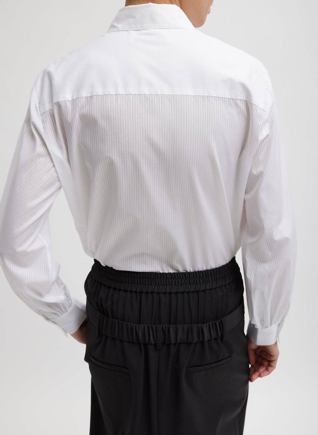Gossamer Stripe Bishop Sleeve Shirt #3