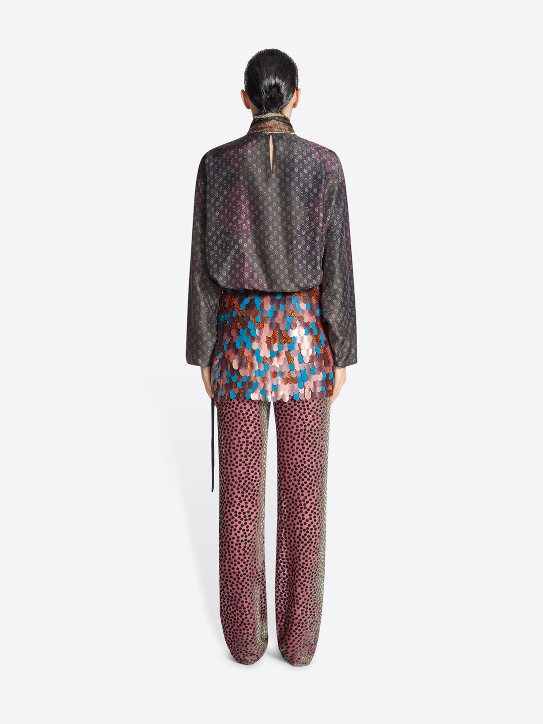 Embellished wrap skirt #8